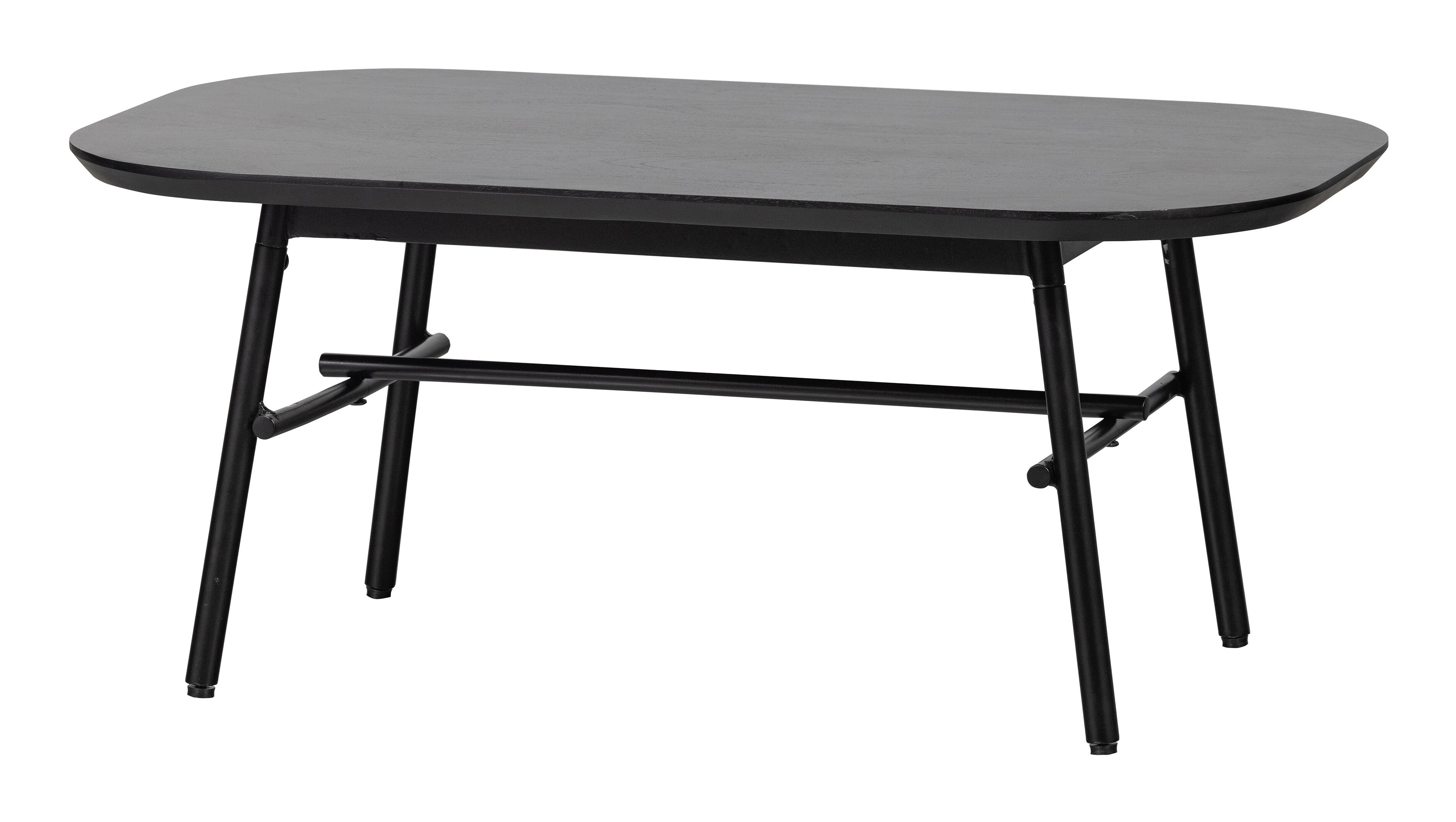 vtwonen Salontafel 'Elegance' Mangohout en Metaal, 100 x 60cm