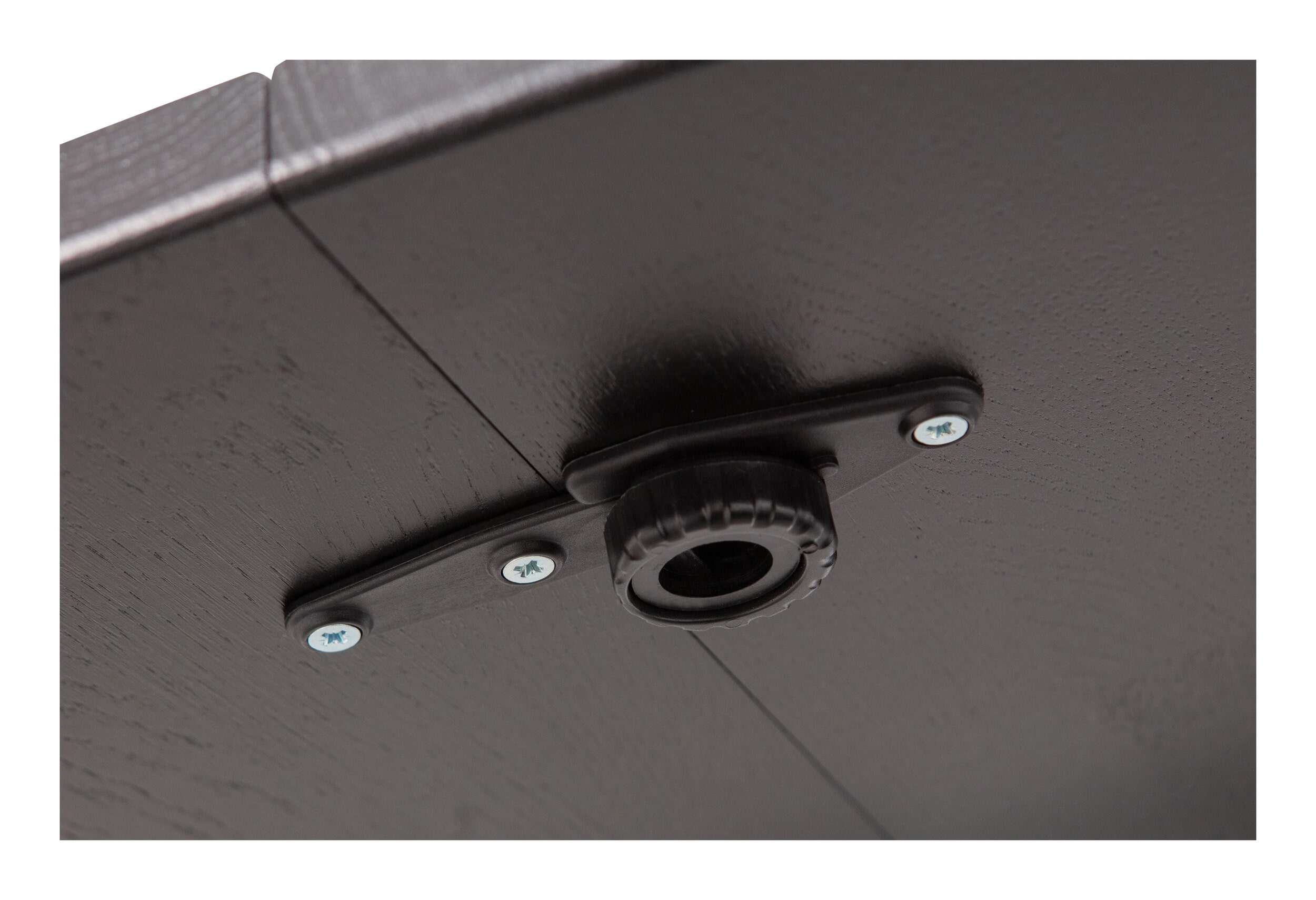 WOOOD Uitschuifbare Ronde Eettafel 'Lange Jan' Eiken, 120-200 x 120cm, kleur blacknight