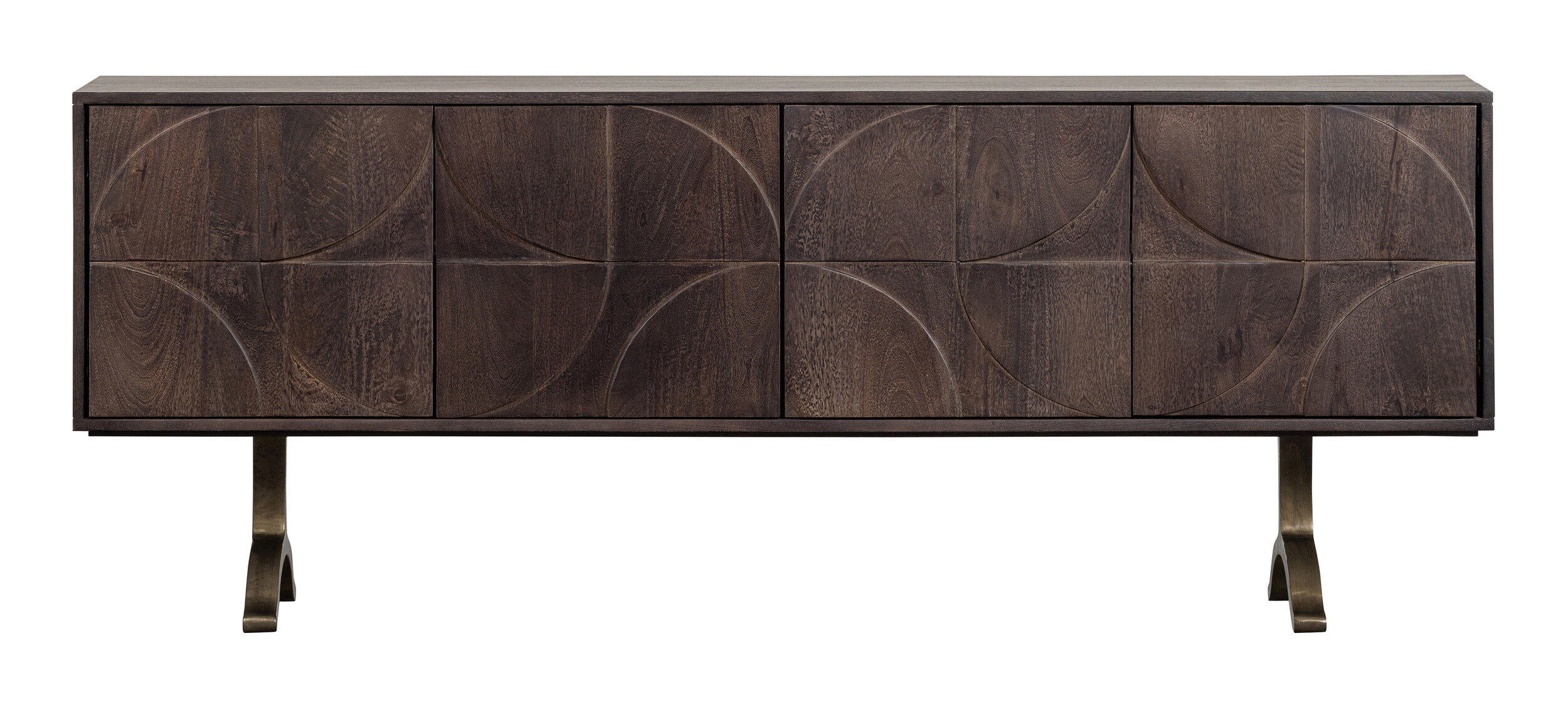 WOOOD Dressoir 'Draw' Mangohout, 180cm