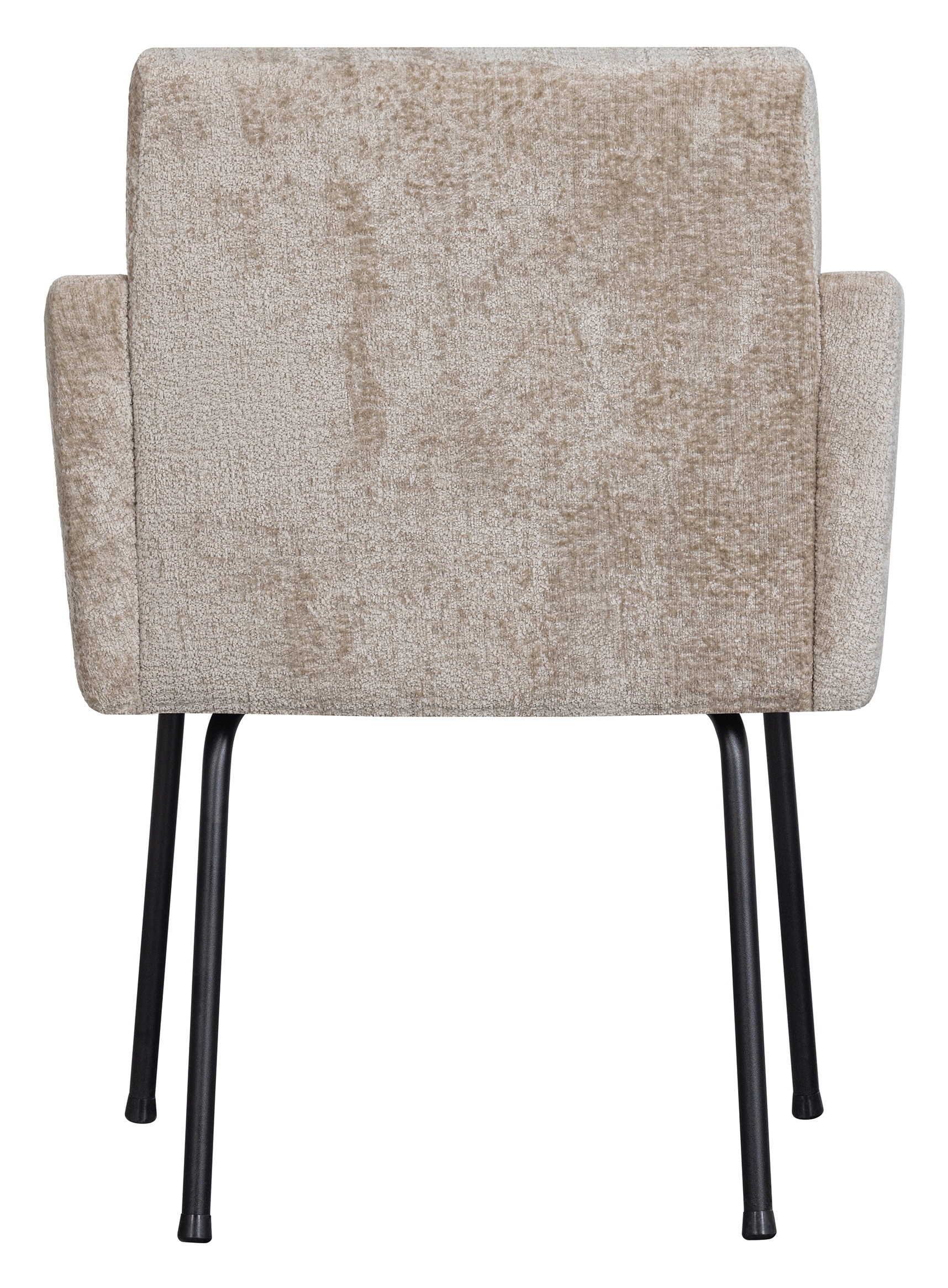 WOOOD Eetkamerstoel 'Mount' Chenille, kleur Naturel