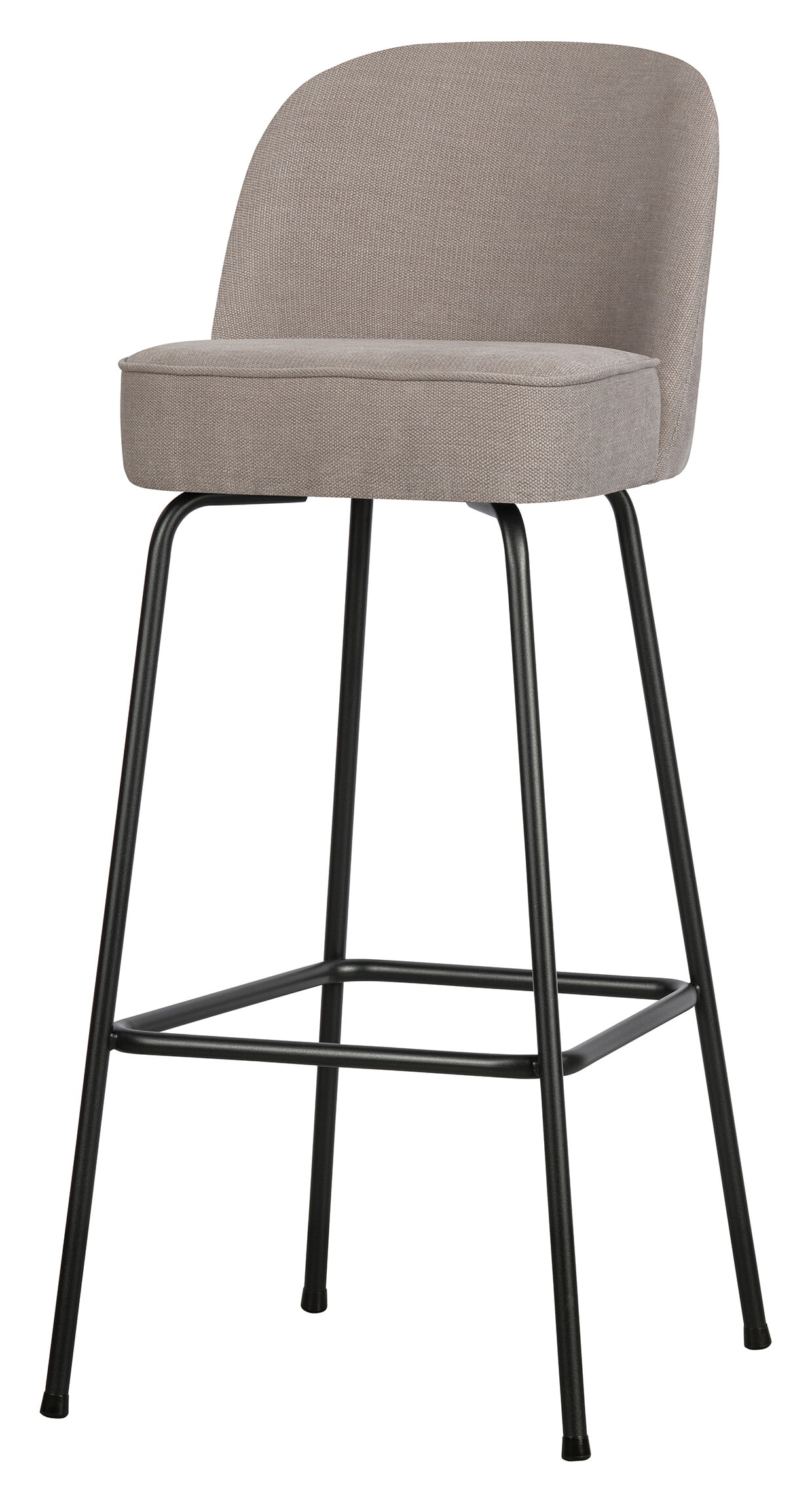 WOOOD Barkruk 'Vogue' Woven, kleur Zand (zithoogte 80cm)