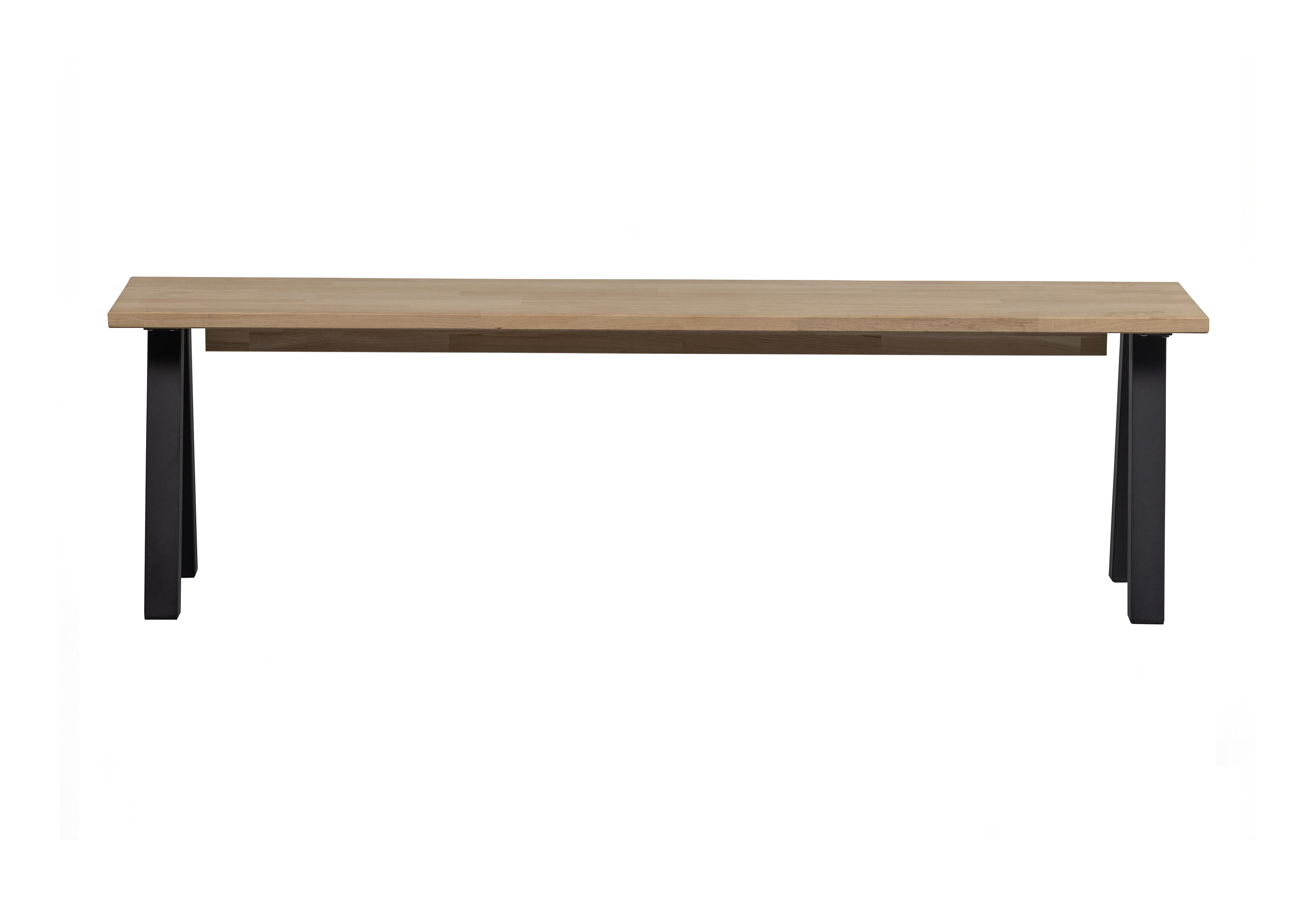 WOOOD Eetkamerbank 'Tablo' Eikenhout, 160cm