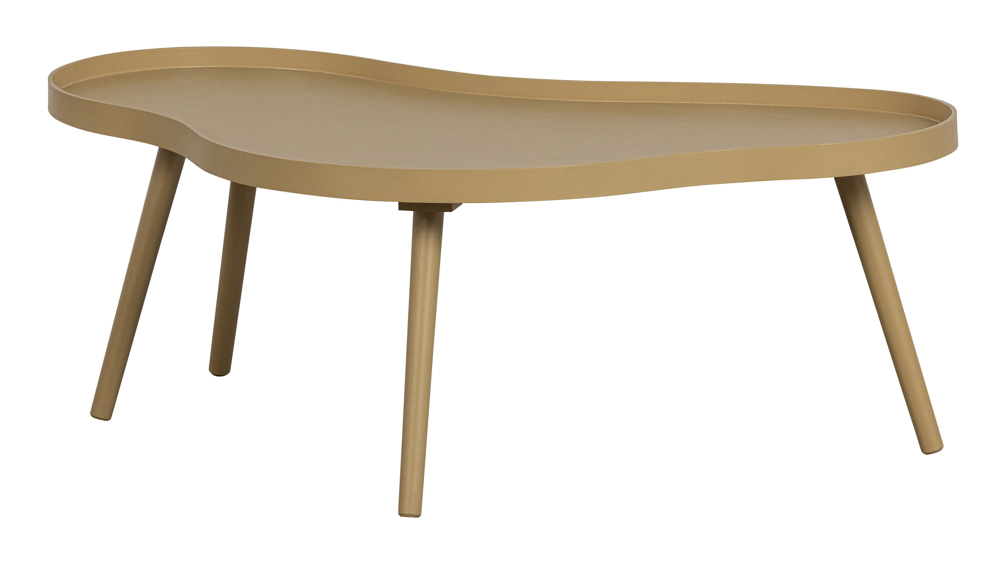 WOOOD Organische Salontafel 'Mae' 100 x 58cm, kleur Alpaca