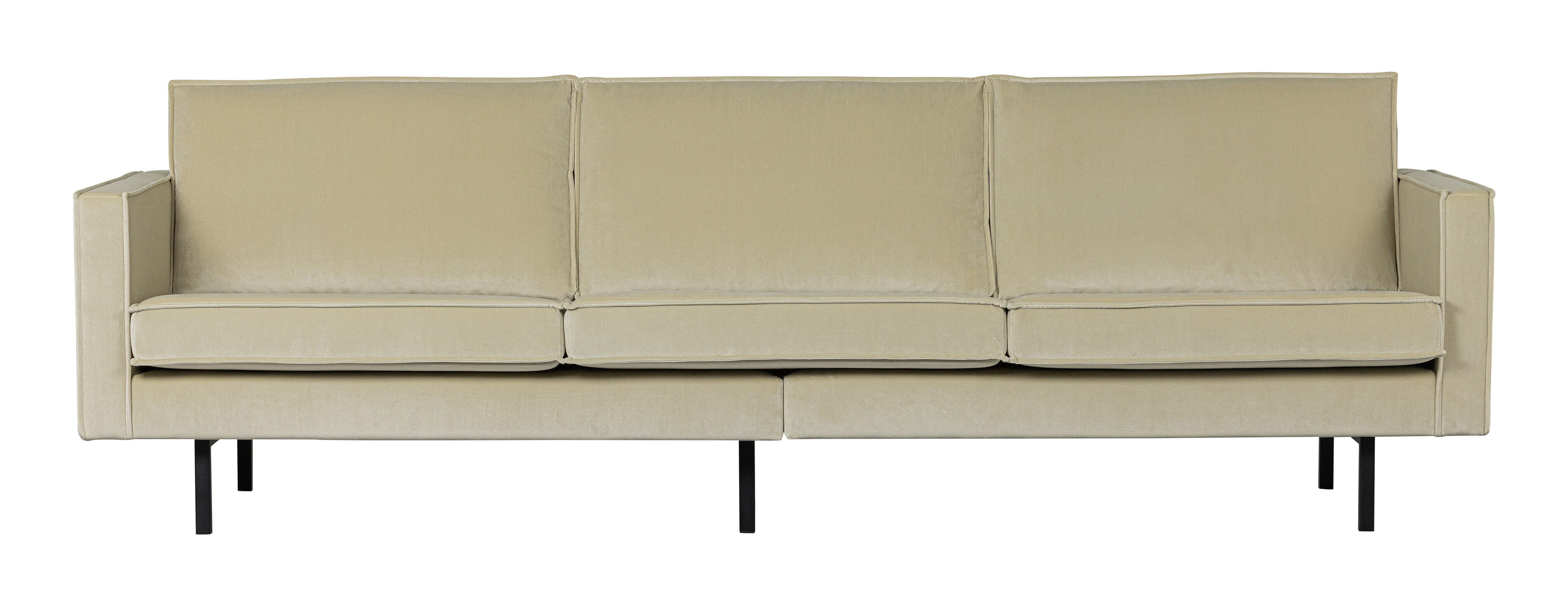 WOOOD 3-zits Bank 'Rodeo' Velvet, kleur Pistache