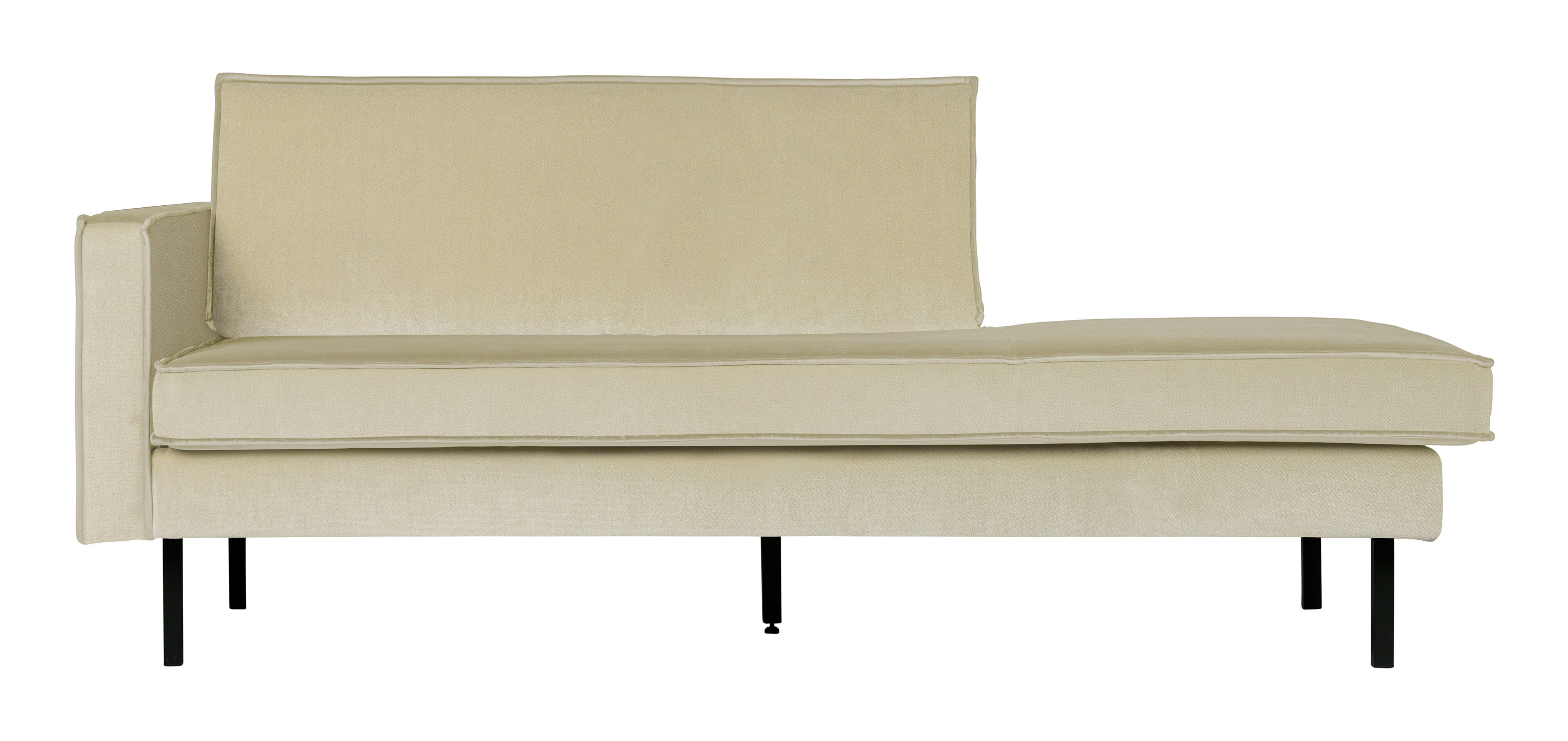 WOOOD Daybed 'Rodeo' Links, Velvet, kleur Pistache