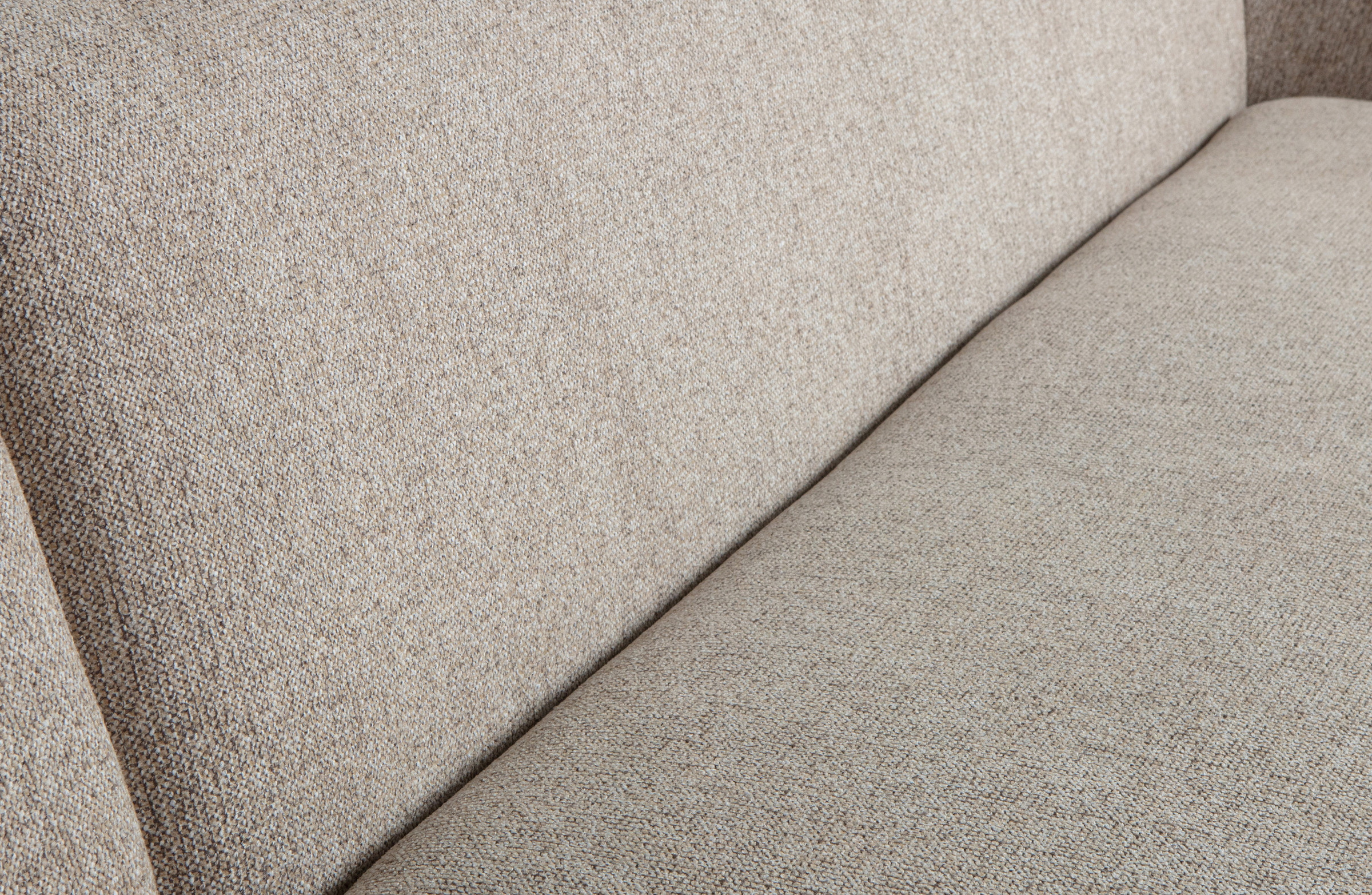 WOOOD Hoekbank 'Sloping' Links, kleur Naturel Melange