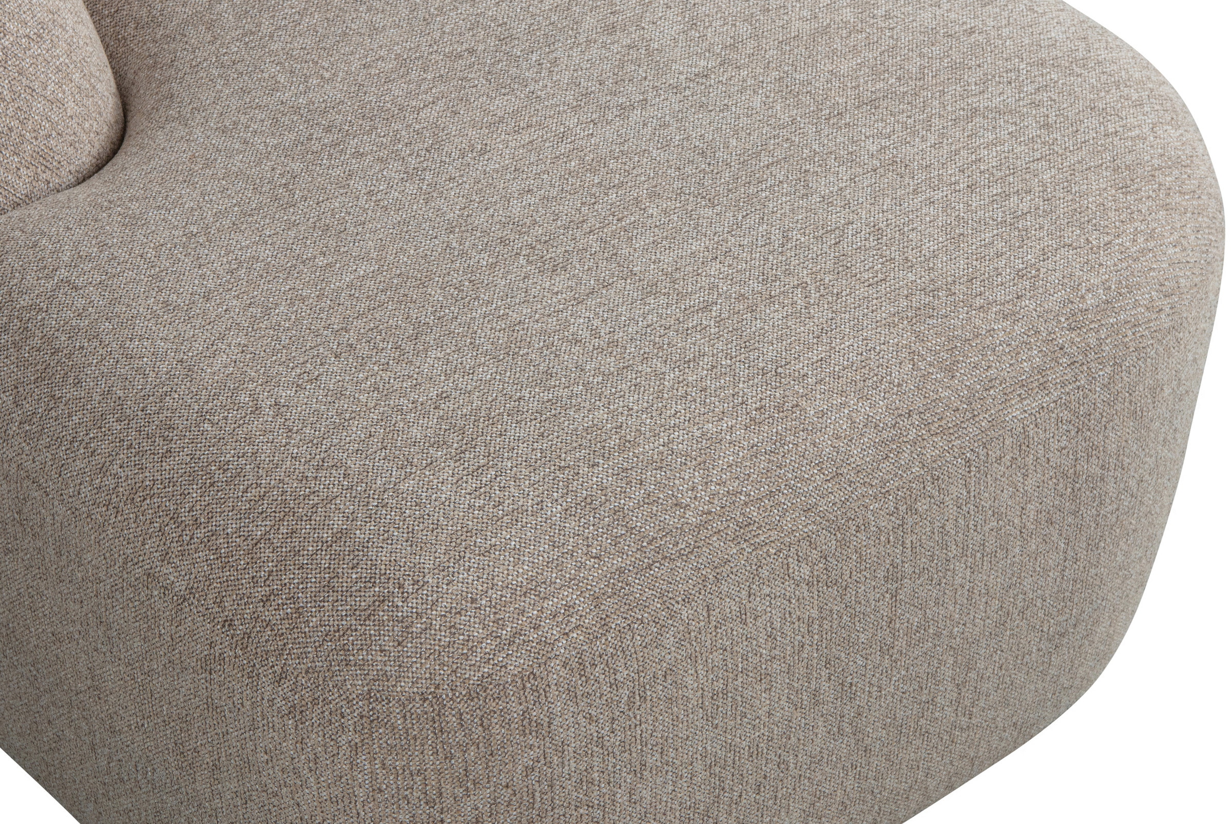 WOOOD Hoekbank 'Sloping' Links, kleur Naturel Melange