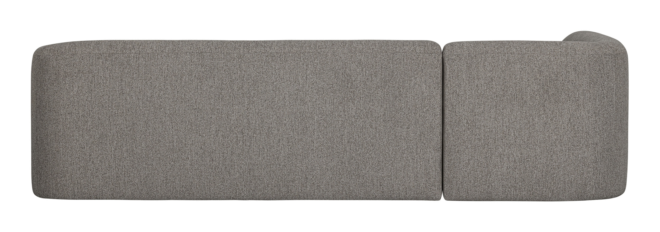 WOOOD Hoekbank 'Sloping' Links, kleur Grijs Melange