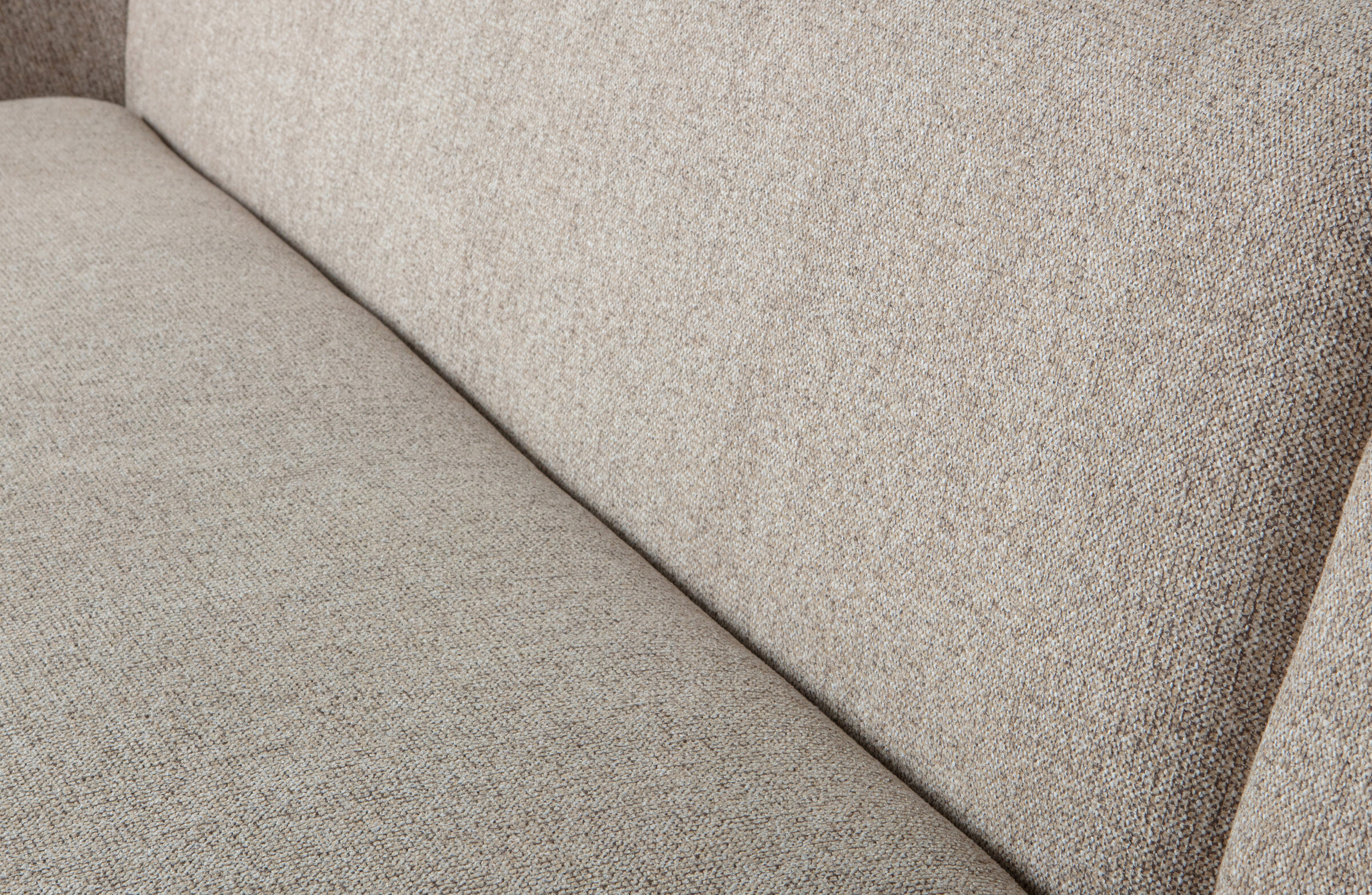 WOOOD Hoekbank 'Sloping' Rechts, kleur Naturel Melange