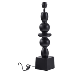 WOOOD Exclusive Tafellamp 'Chrissie' 65cm, kleur Zwart (excl. kap)