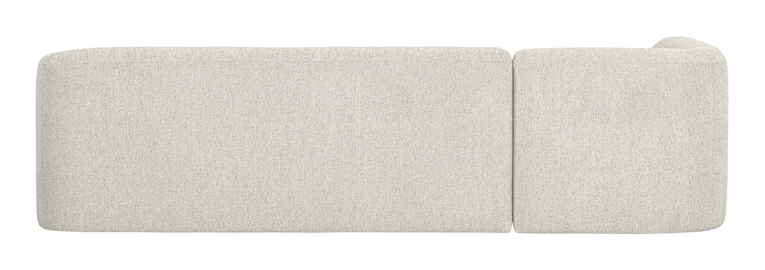 WOOOD Hoekbank 'Sloping' Links, kleur Pearl Melange
