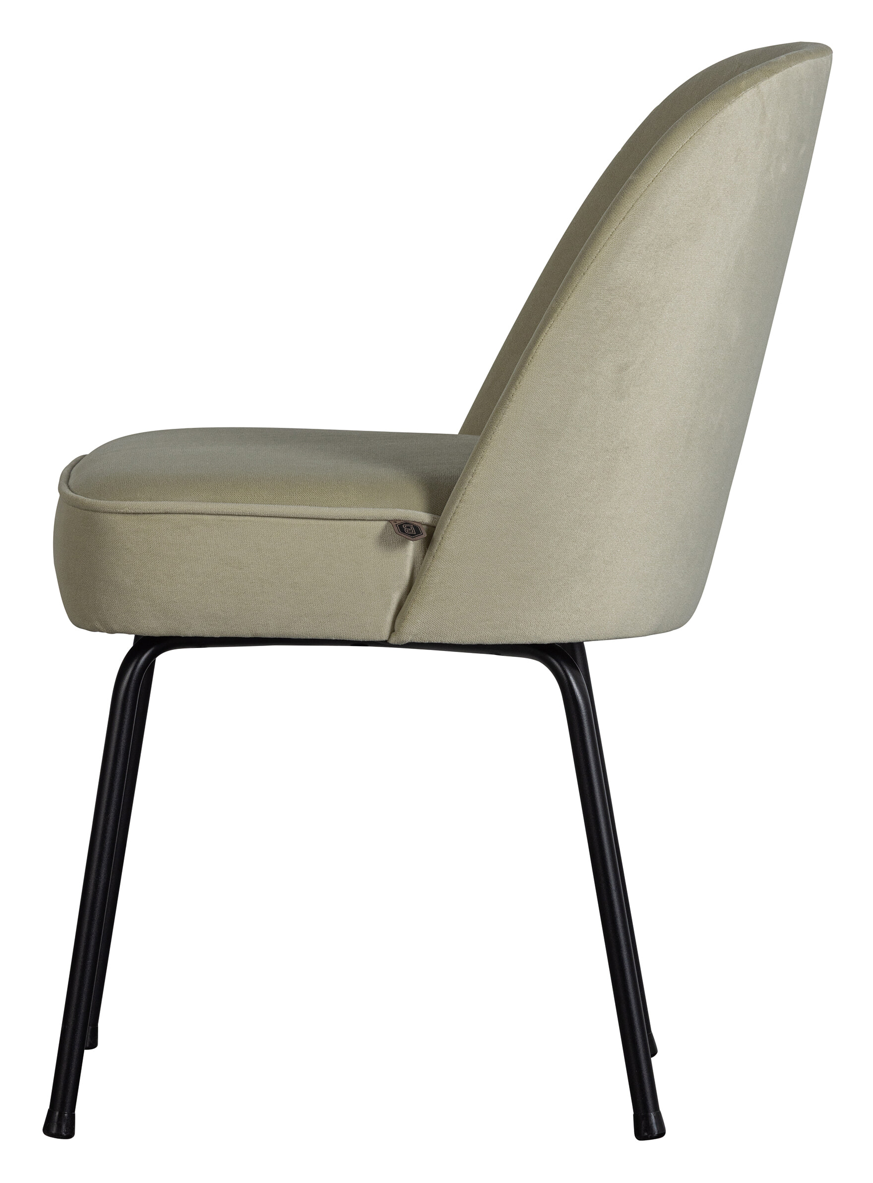WOOOD Eetkamerstoel 'Vogue' Velvet, kleur Pistache