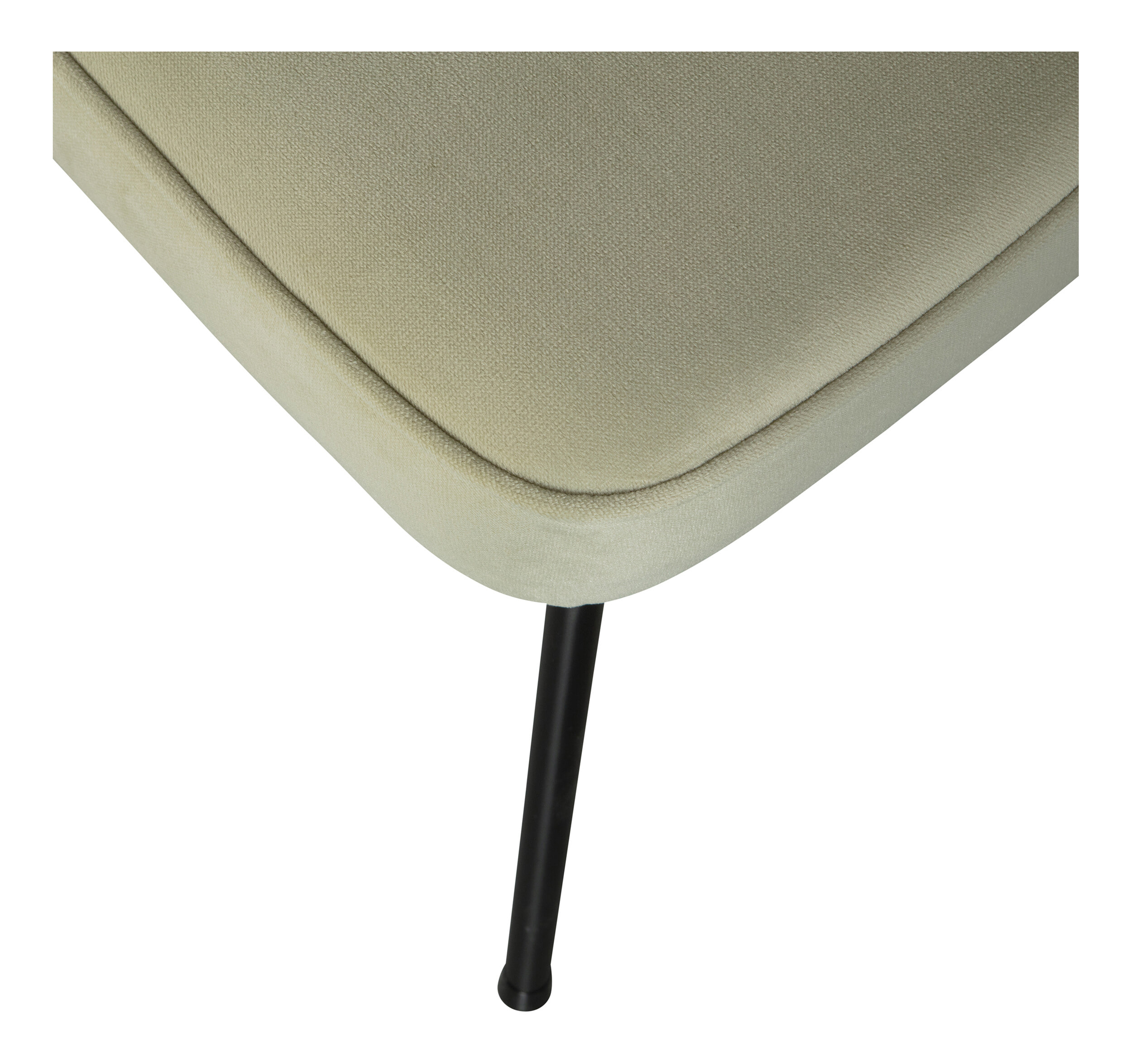 WOOOD Eetkamerstoel 'Vogue' Velvet, kleur Pistache