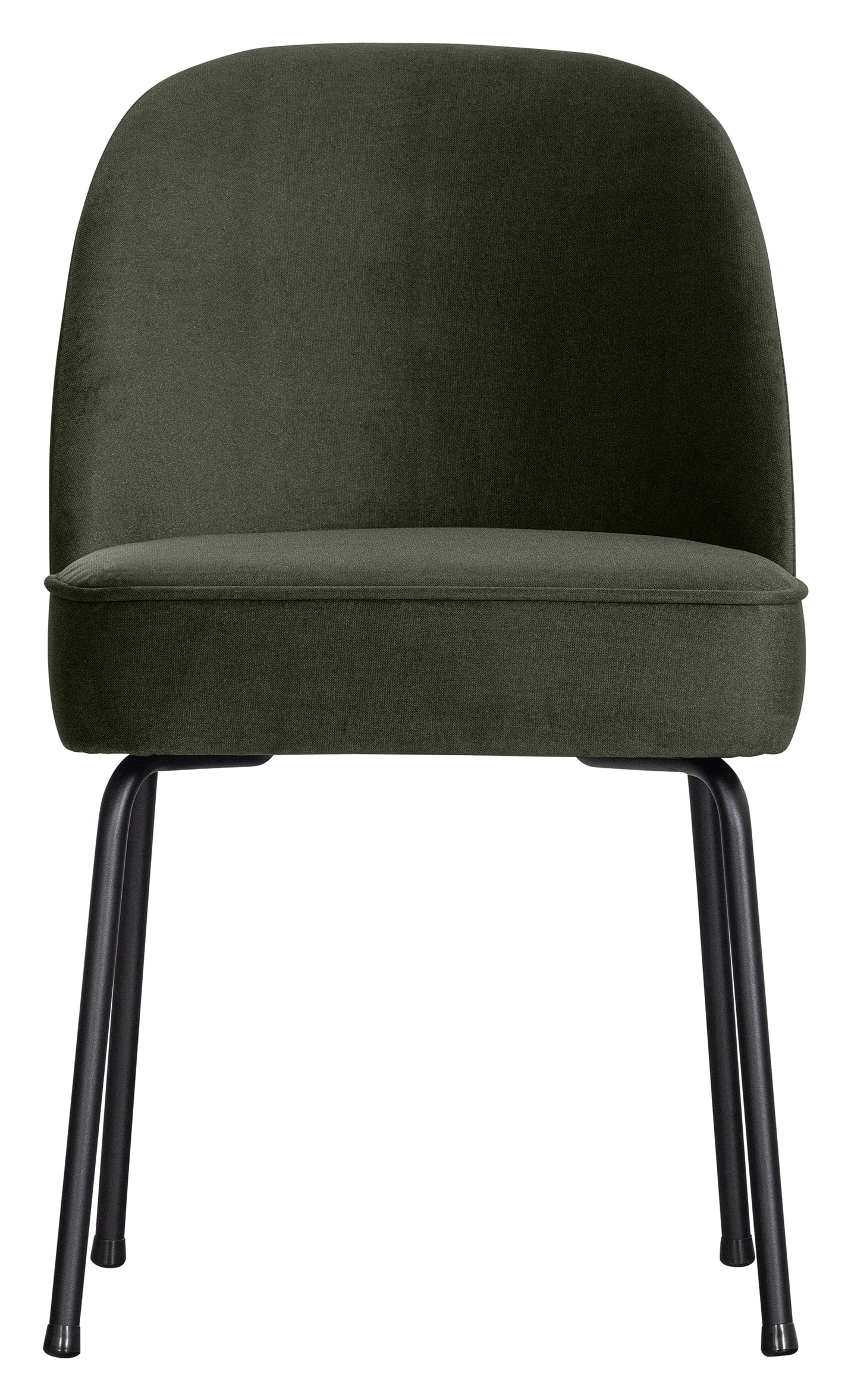 WOOOD Eetkamerstoel 'Vogue' Velvet, kleur Donkergroen
