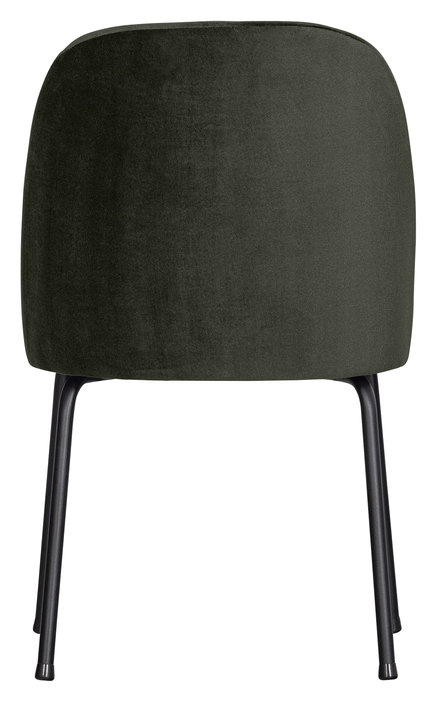WOOOD Eetkamerstoel 'Vogue' Velvet, kleur Donkergroen