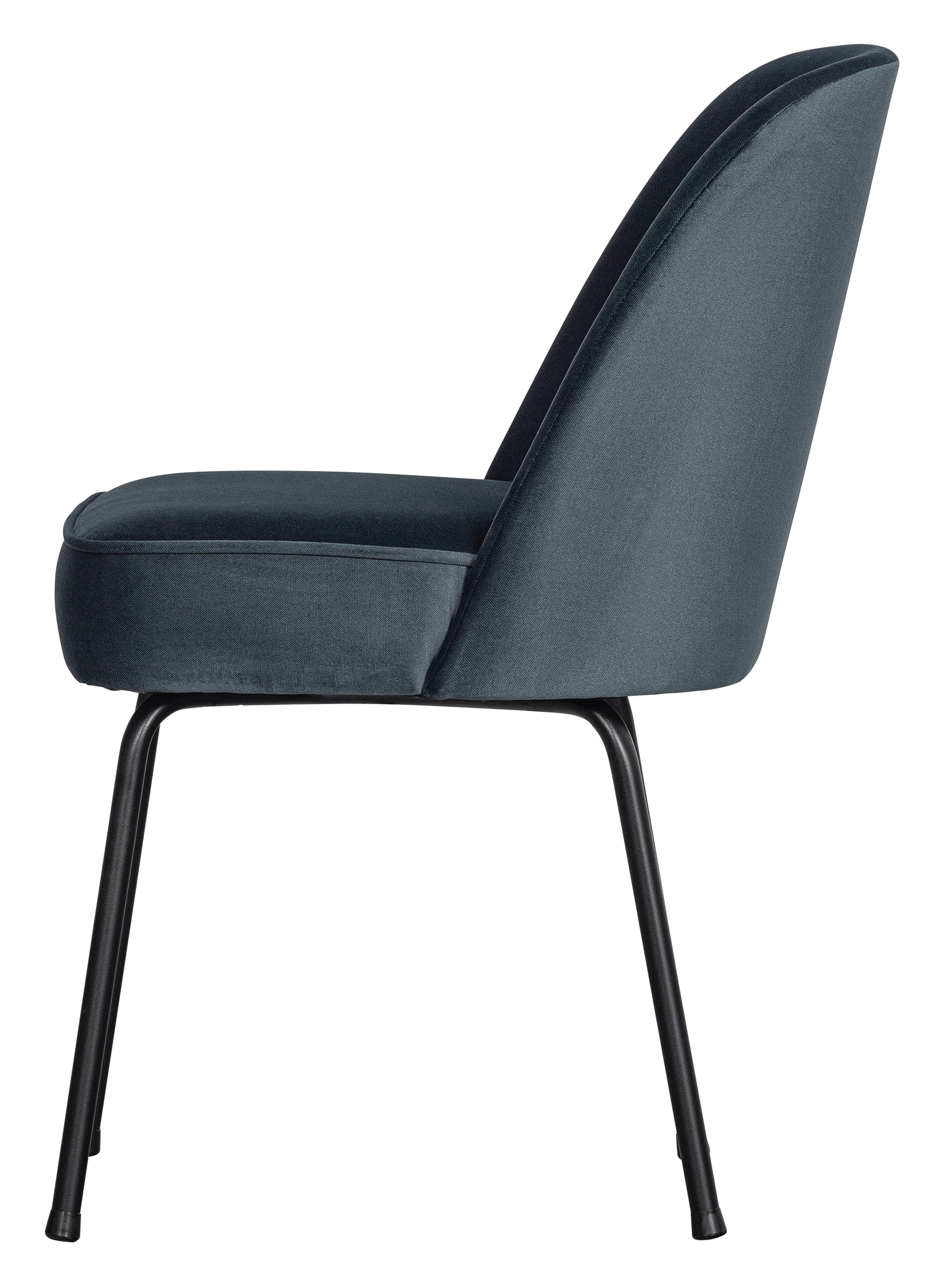 WOOOD Eetkamerstoel 'Vogue' Velvet, kleur Teal