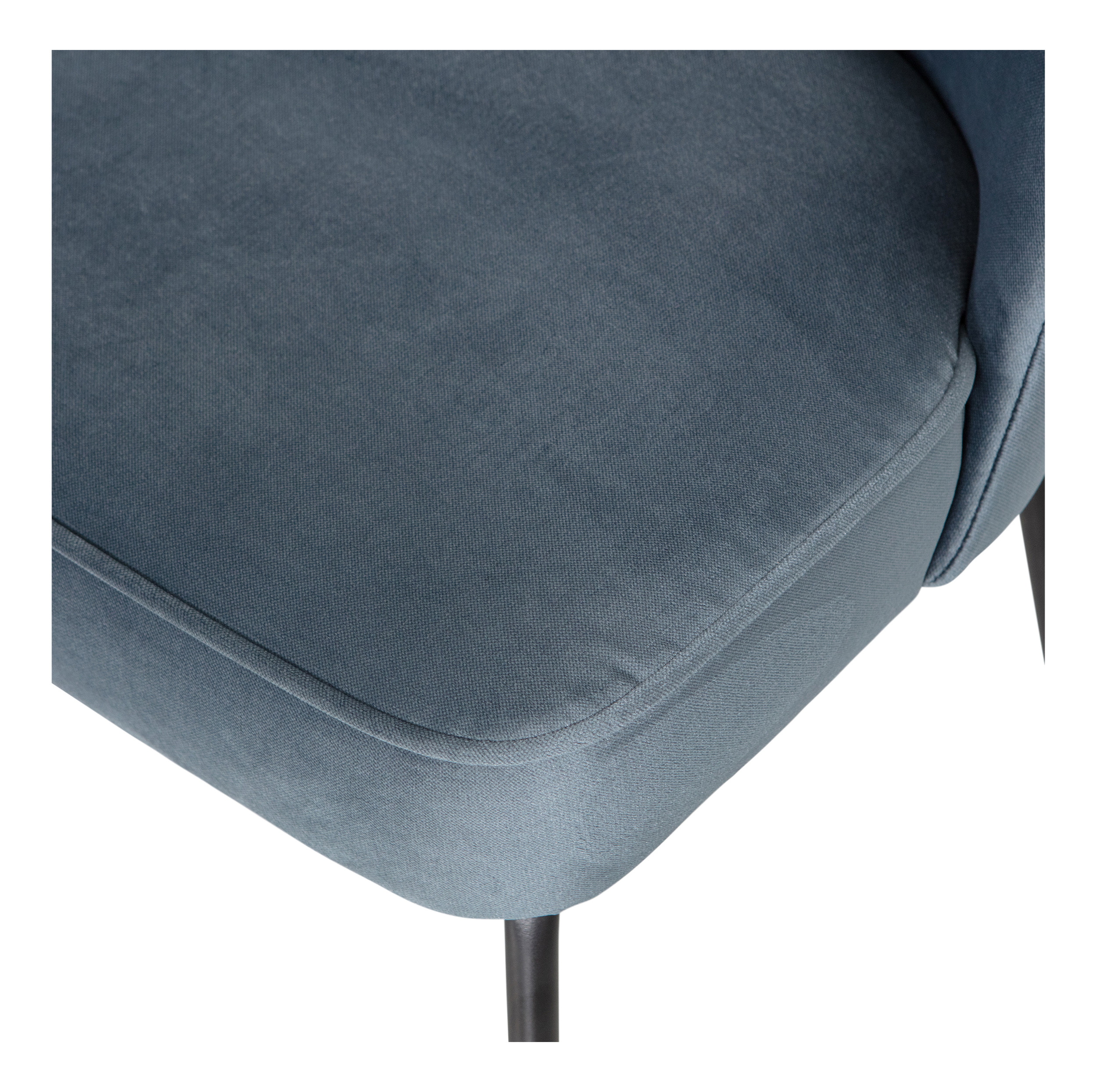 WOOOD Eetkamerstoel 'Vogue' Velvet, kleur Teal