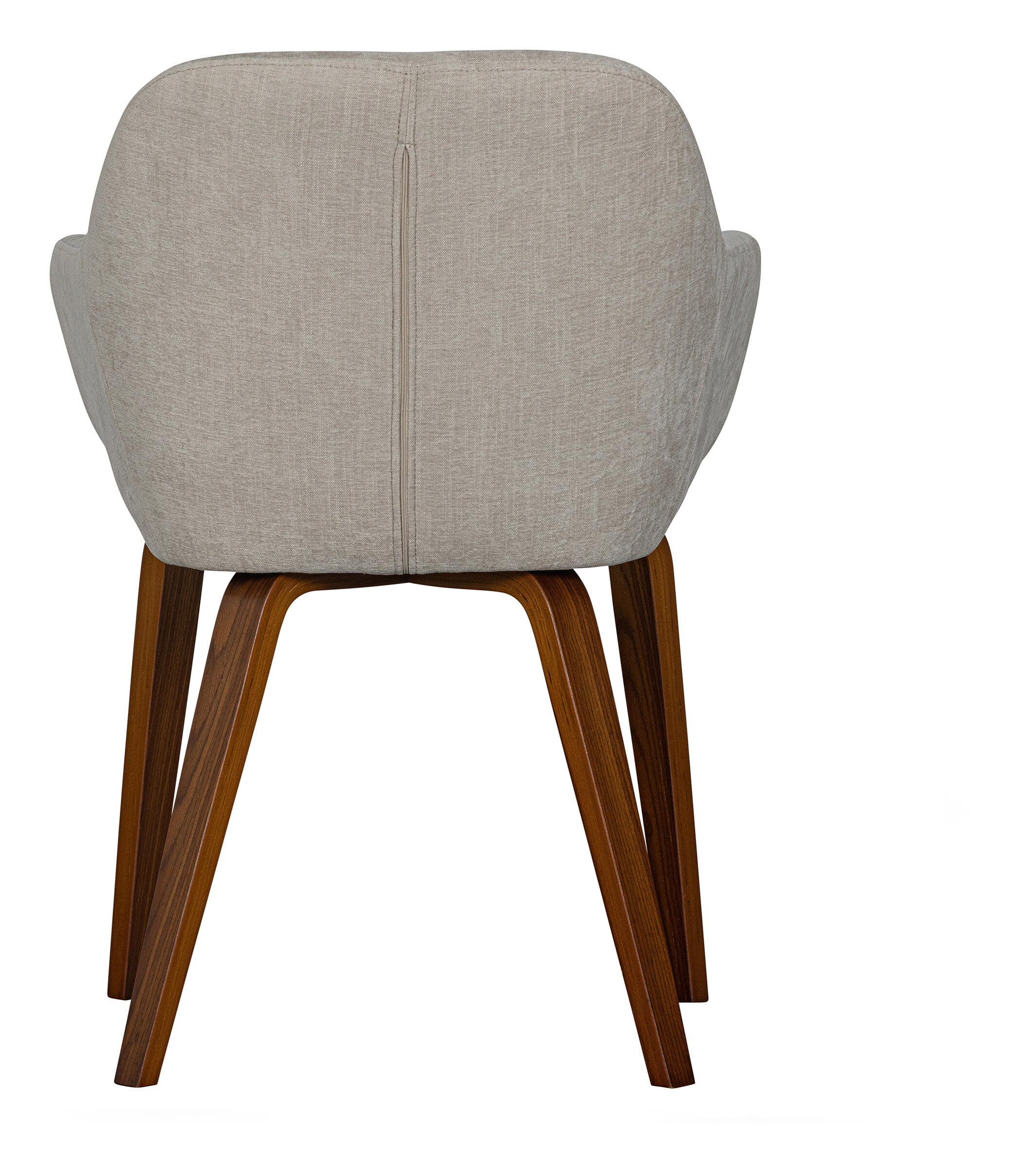 vtwonen Eetkamerstoel 'Base' Velvet, kleur Zand