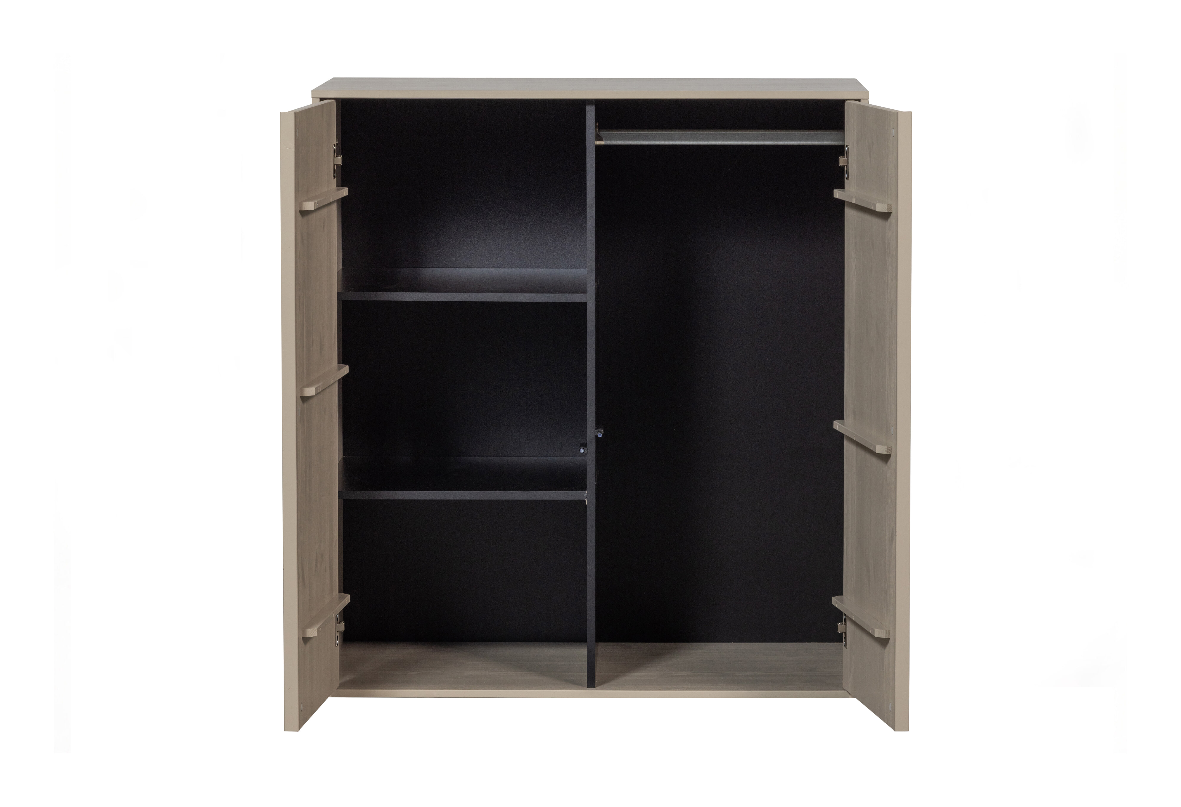 vtwonen Opbergkast 'Daily Closet' Double, 110 x 100cm, kleur Dakargrau