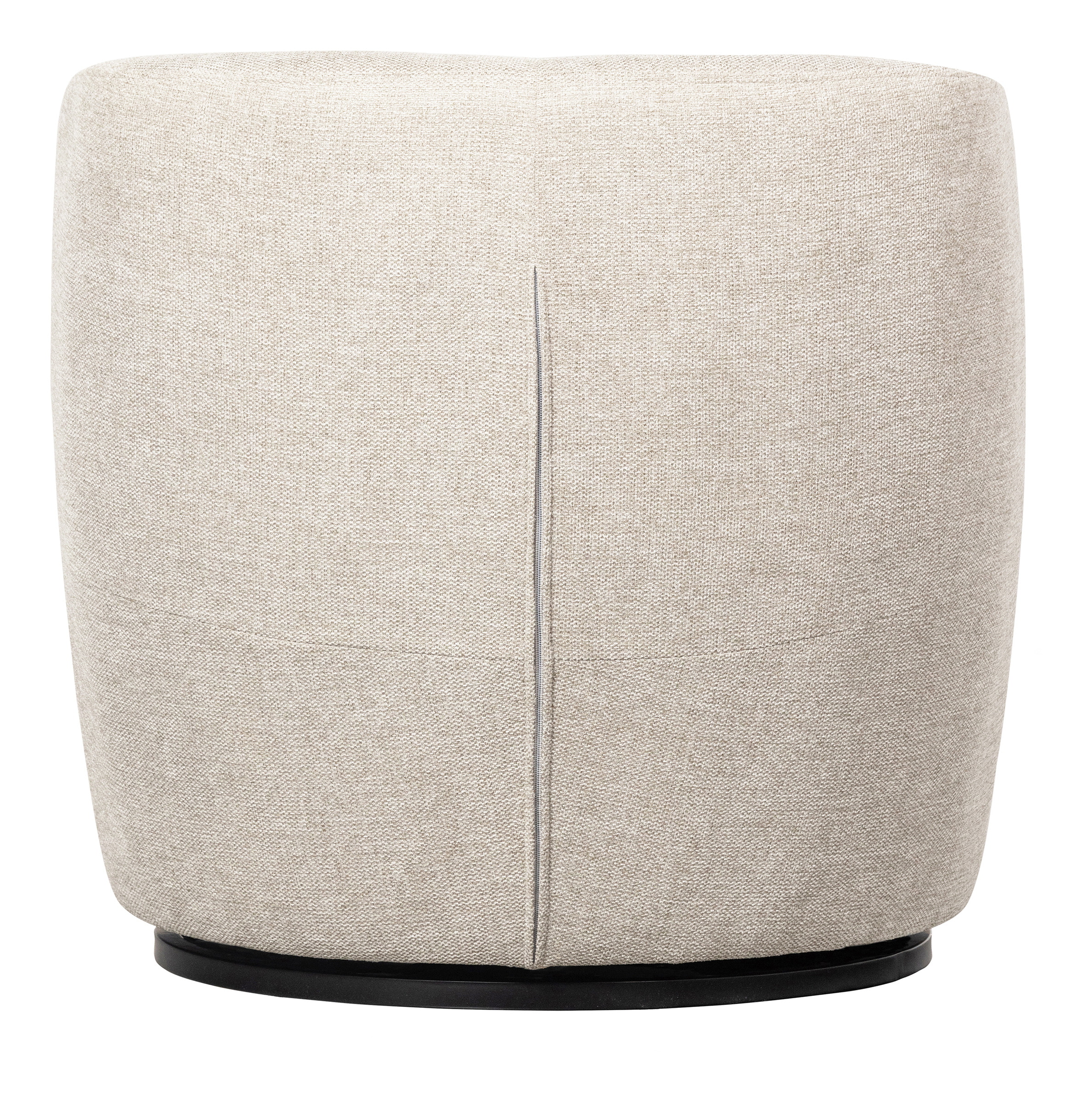 WOOOD Draaifauteuil 'Serra' Woven, kleur Off White