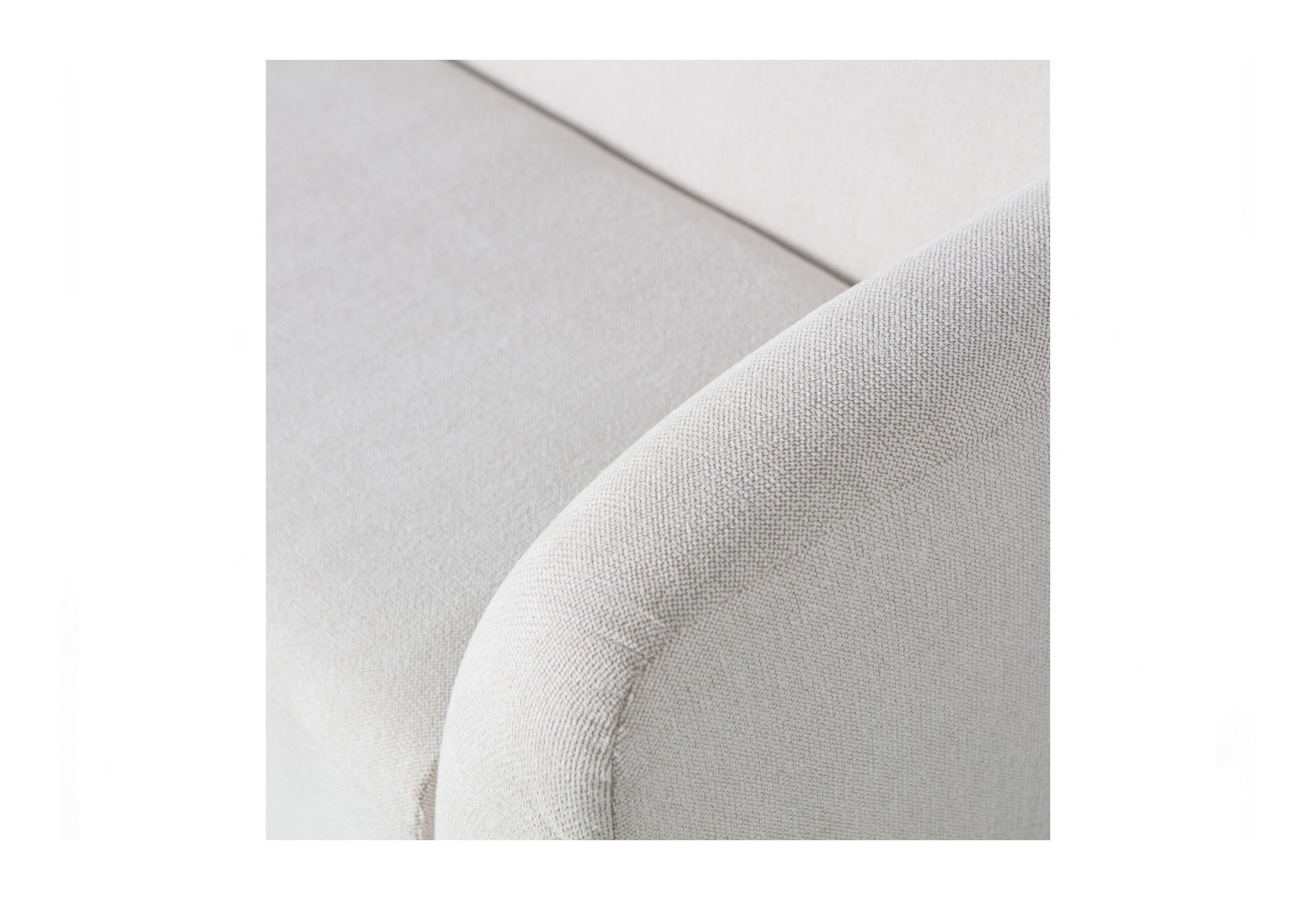 WOOOD 3-zits Bank 'Sloping' kleur Pearl Melange