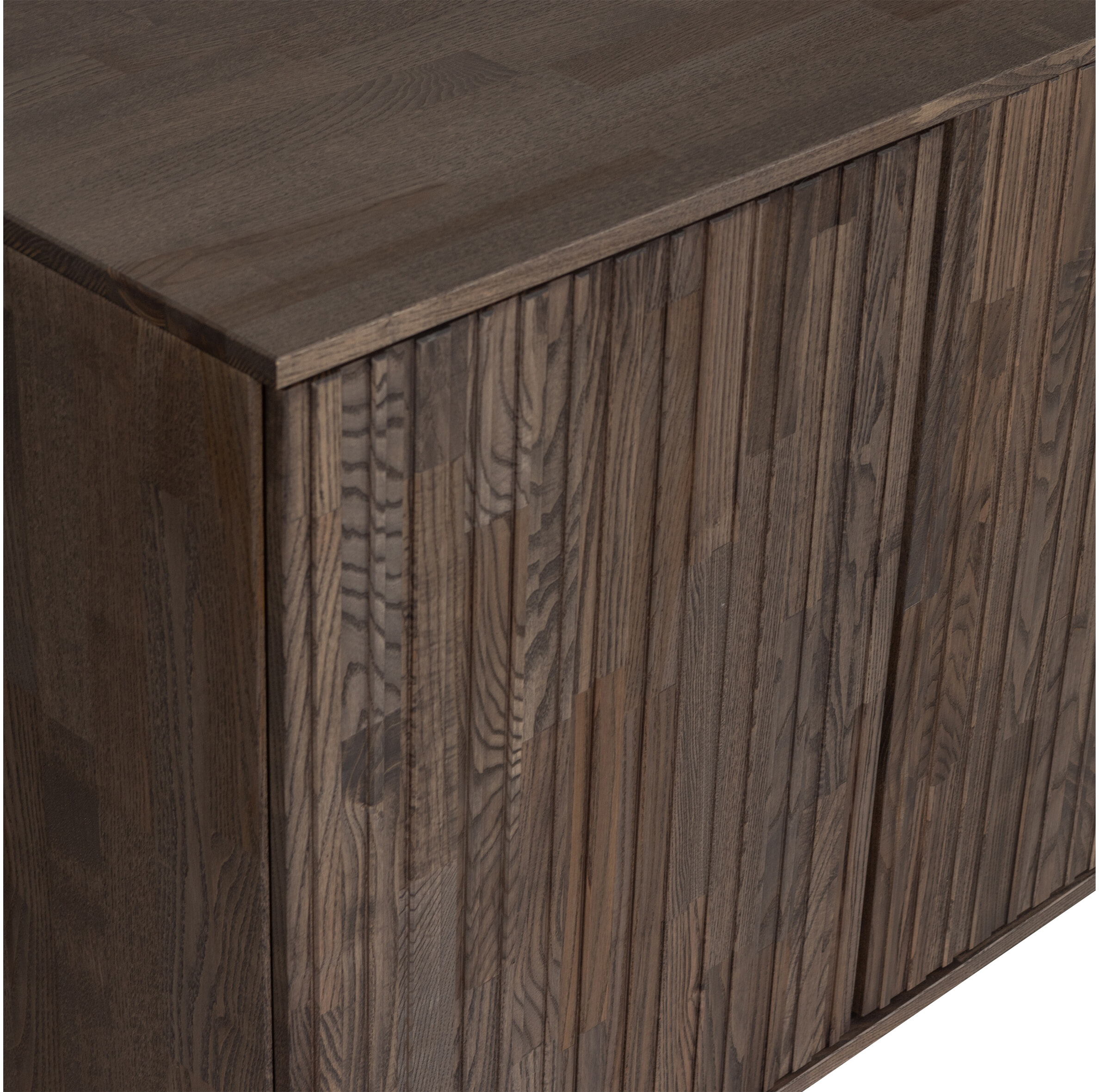 WOOOD Dressoir 'New Gravure' Essenhout, 200cm, kleur Espresso
