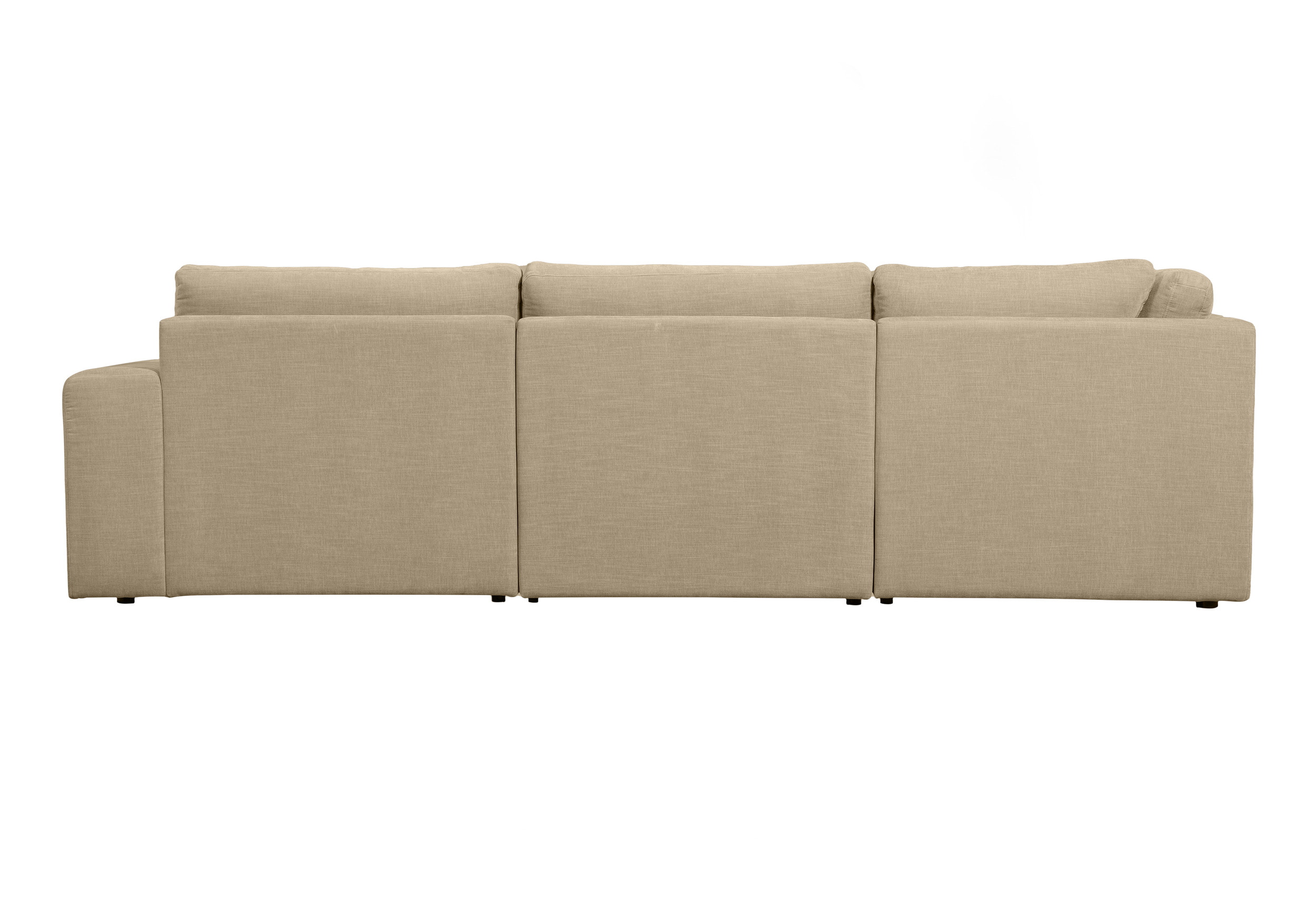 vtwonen Hoekbank 'Family' Links, Woven, kleur Zand