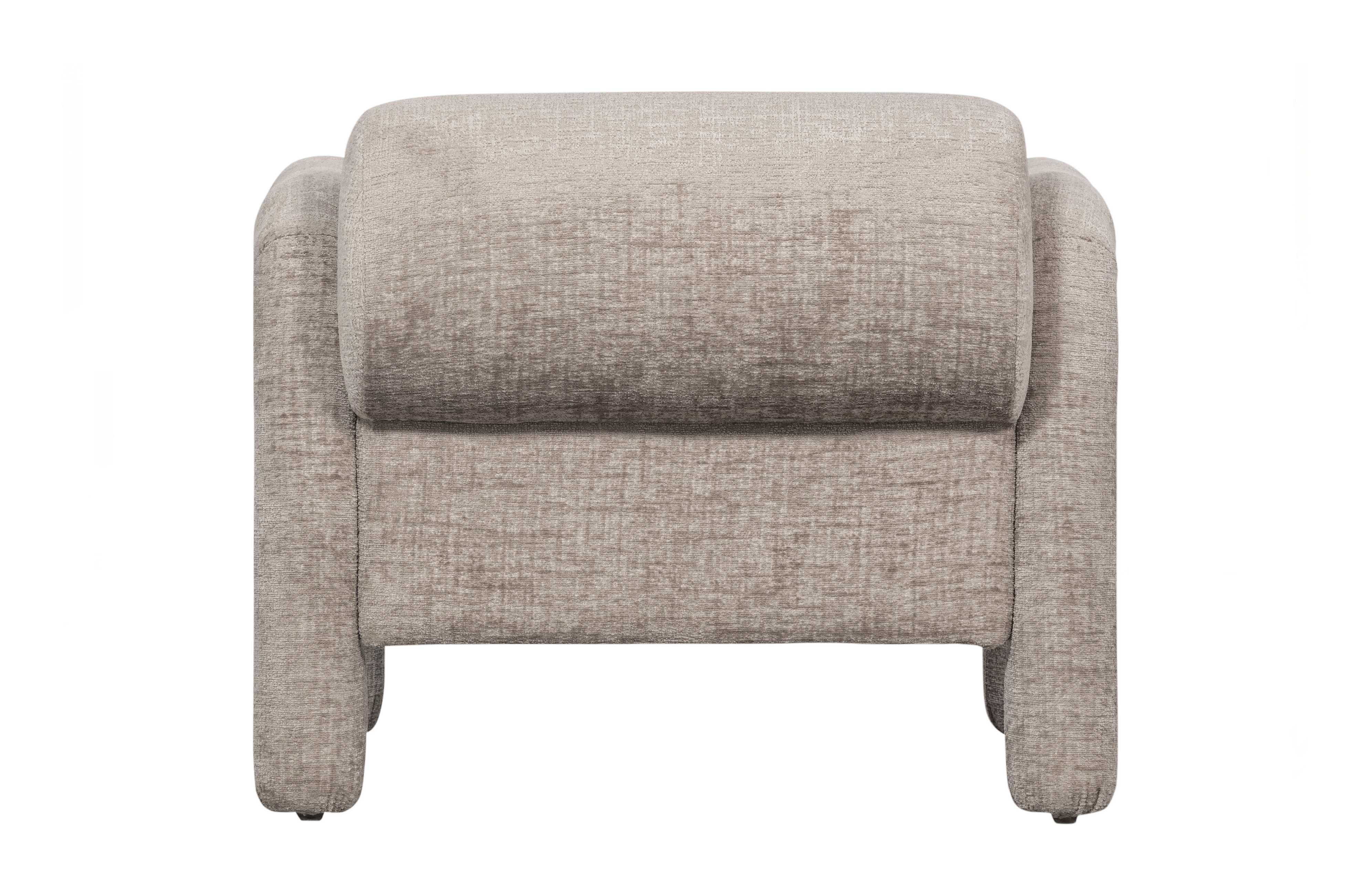 WOOOD Fauteuil 'Lenny' Structure Velvet, kleur Zand