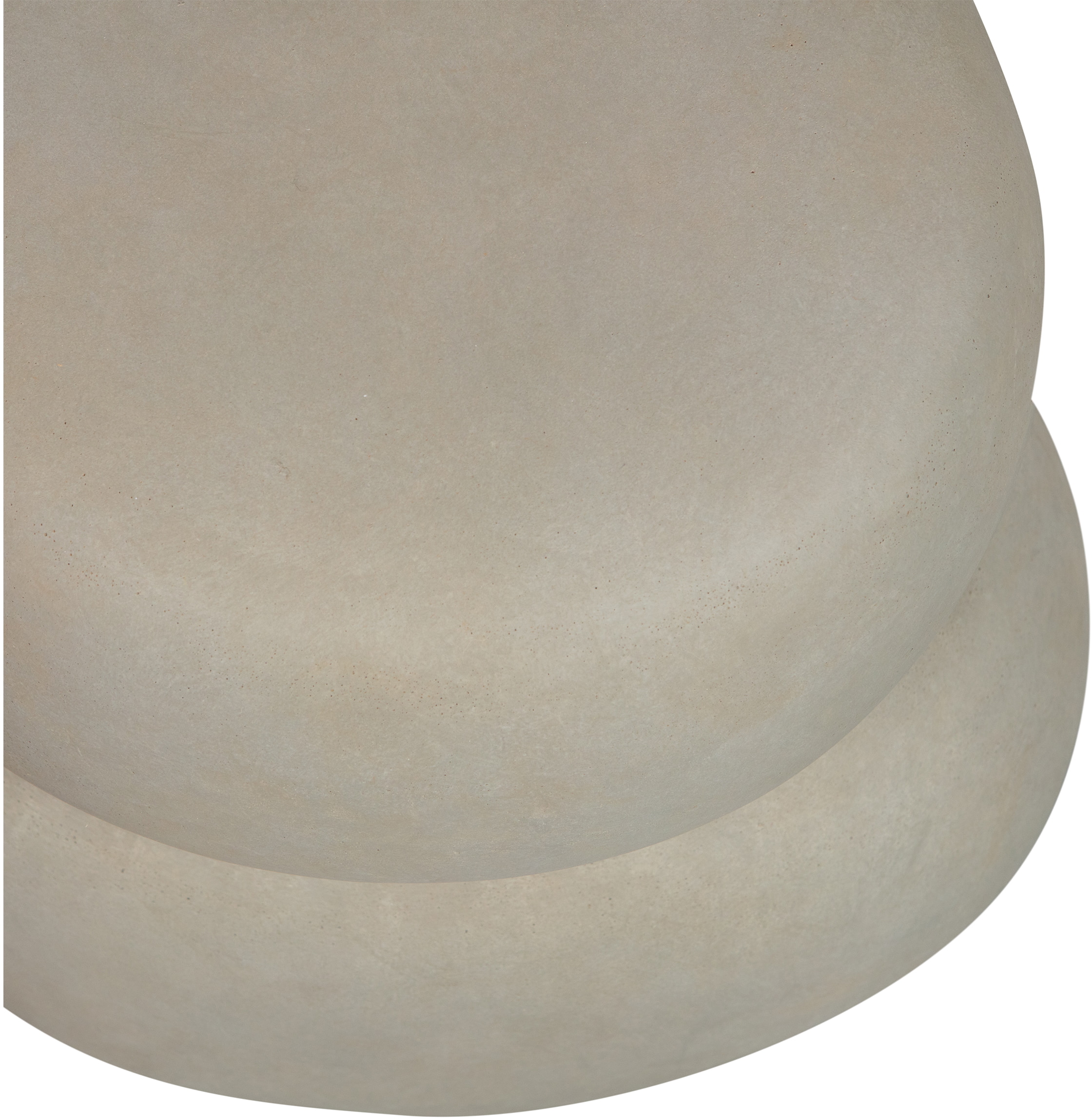 WOOOD Bijzettafel 'Oda' Betonlook, 41 x 35cm