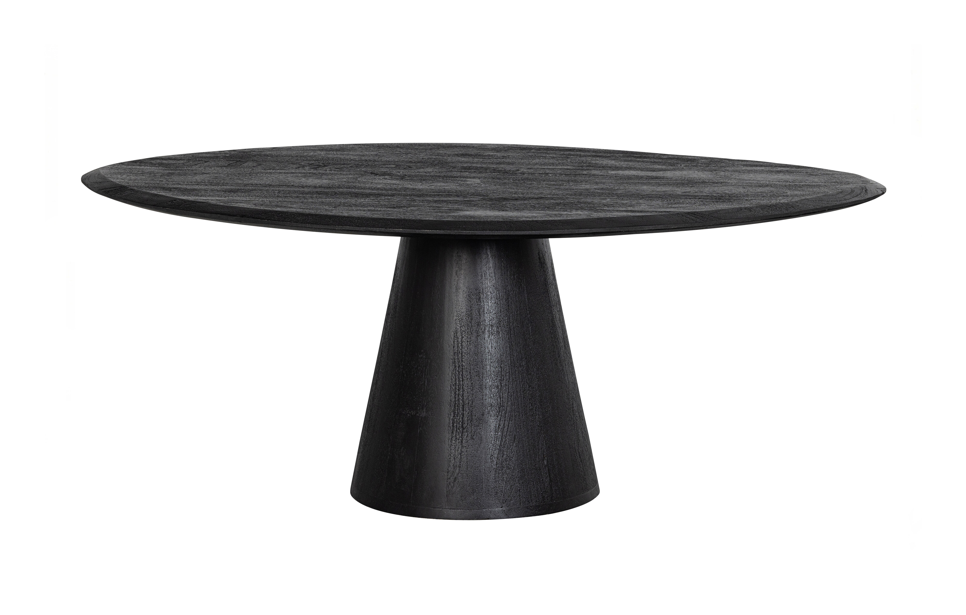 WOOOD Organische Salontafel 'Posture' Mangohout, 120 x 80cm, kleur Zwart