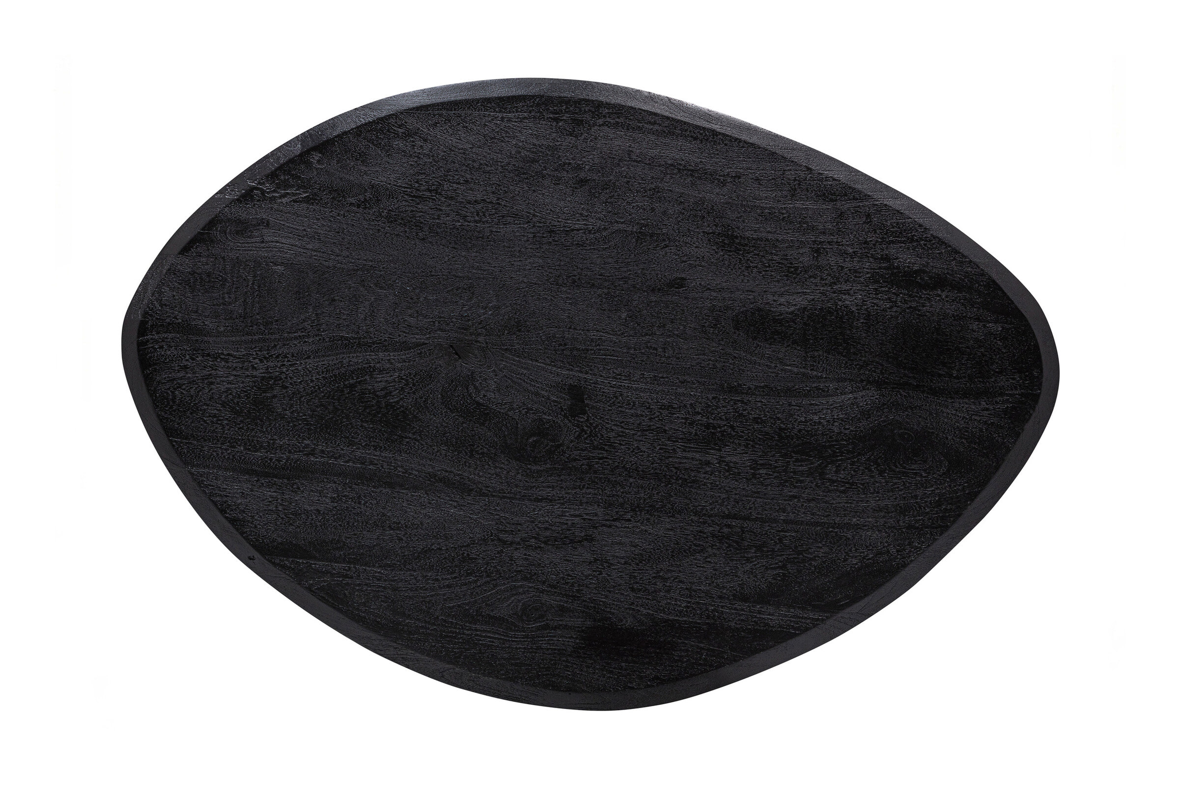 WOOOD Organische Salontafel 'Posture' Mangohout, 120 x 80cm, kleur Zwart