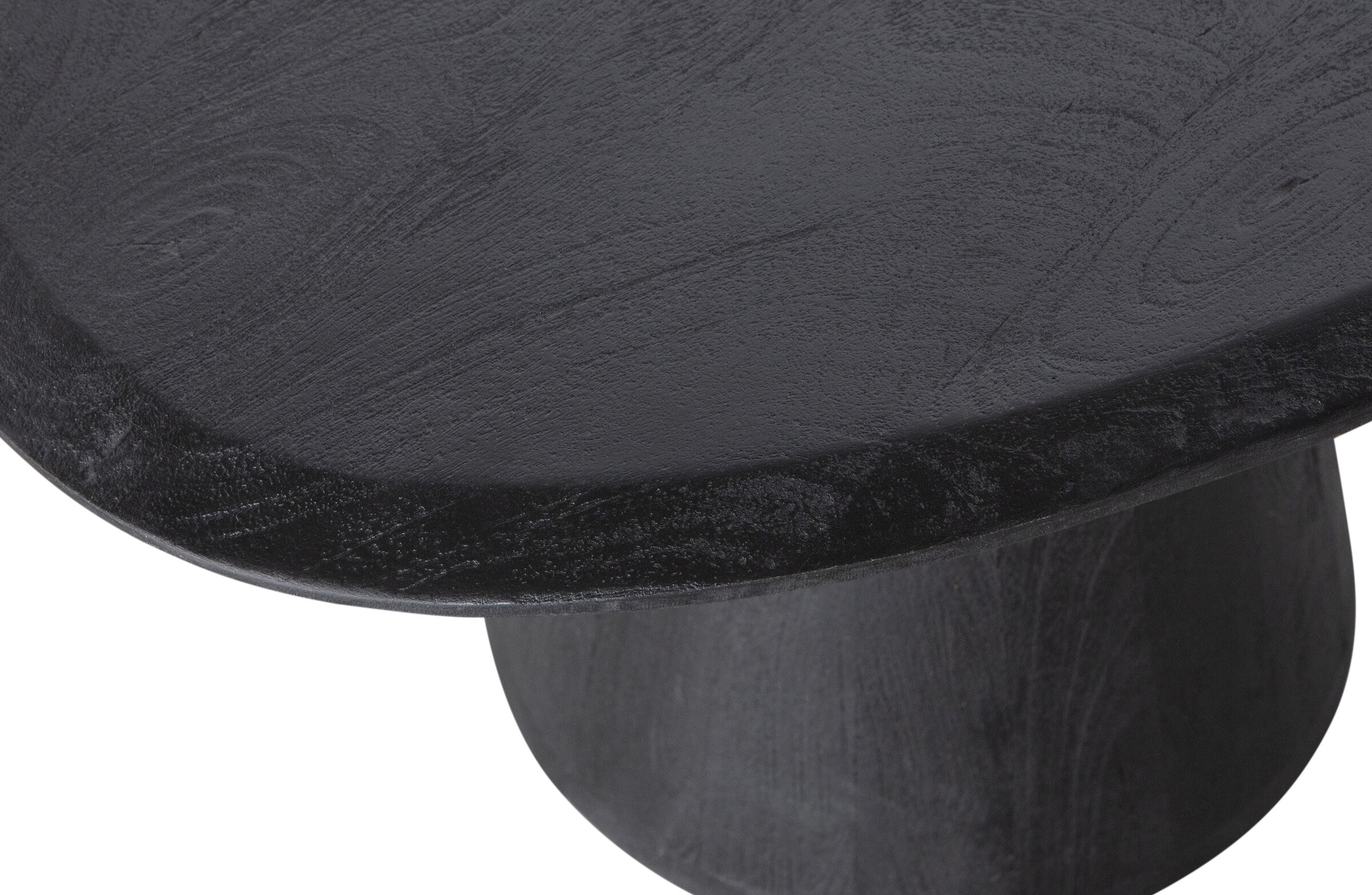 WOOOD Organische Salontafel 'Posture' Mangohout, 120 x 80cm, kleur Zwart