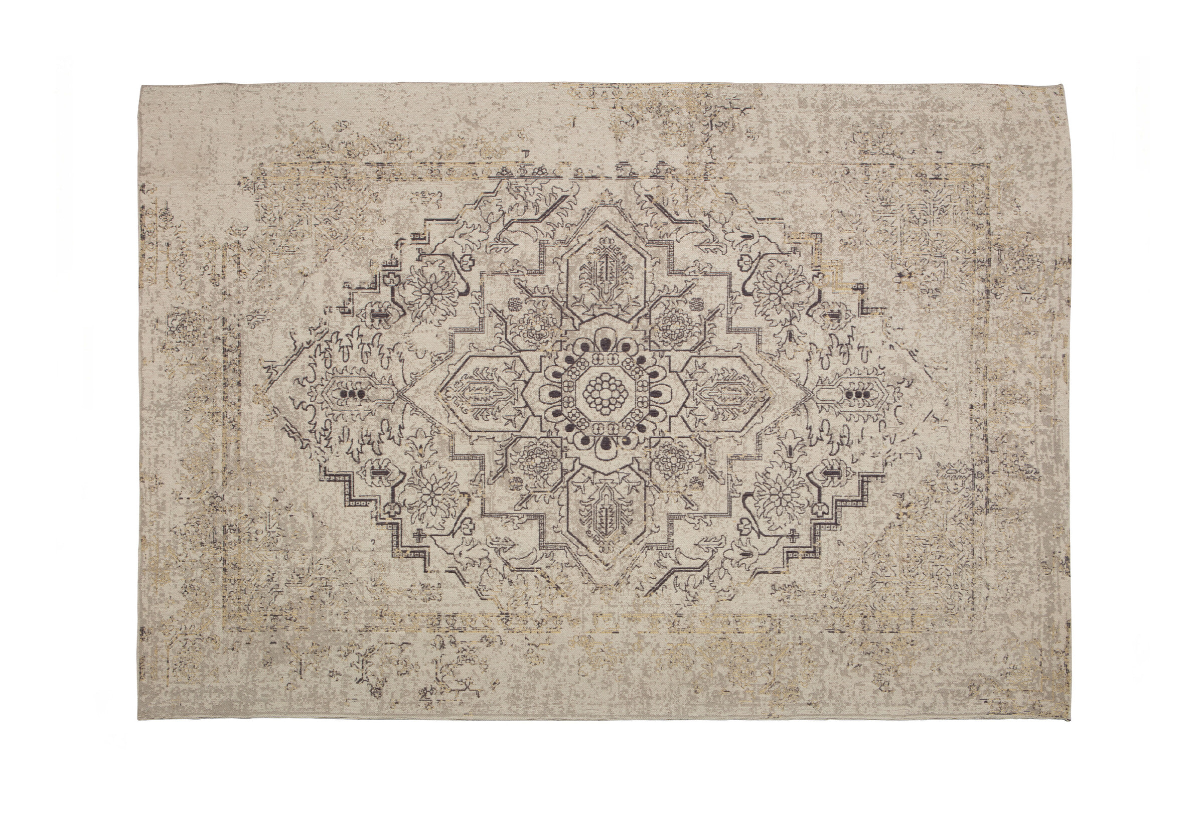 WOOOD Vloerkleed 'Eric' 170 x 240cm, kleur Naturel
