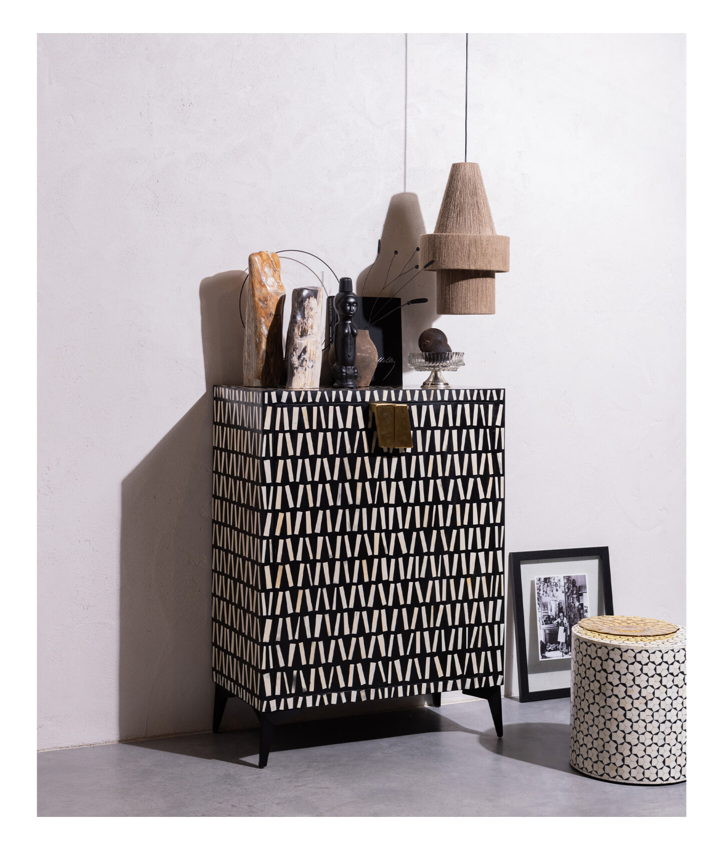 WOOOD Bijzettafel 'Neva' Mangohout, 37cm