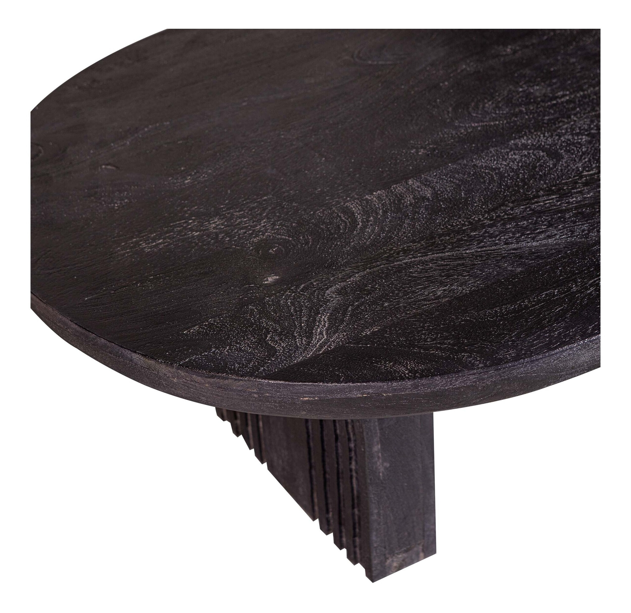 WOOOD Salontafel 'Steppe' Mangohout, 110 x 72cm, kleur zwart