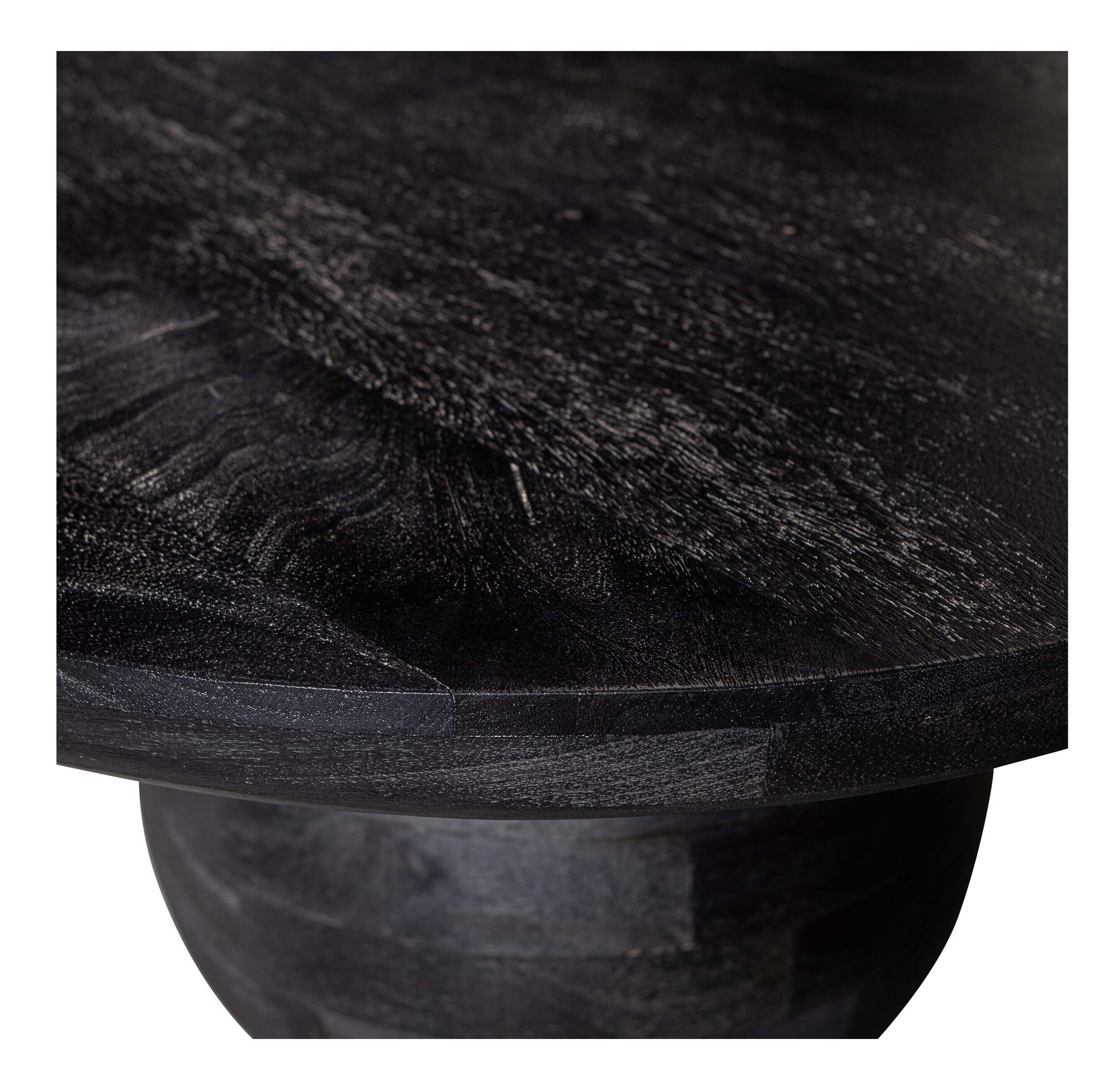 WOOOD Salontafel 'Steppe' Mangohout, 110 x 72cm, kleur zwart