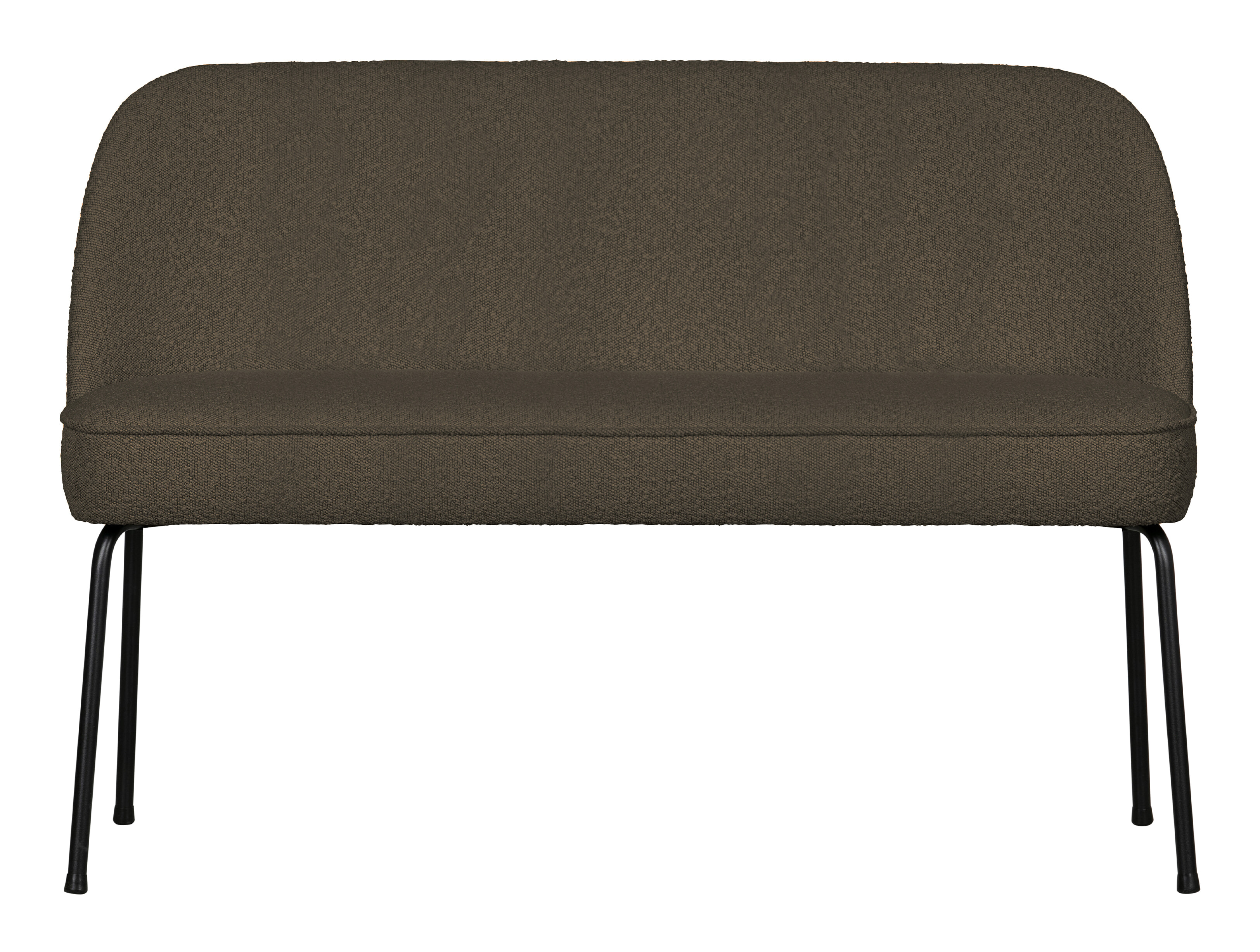 BePureHome Eetkamerbank Vogue Bouclé - Warm Groen