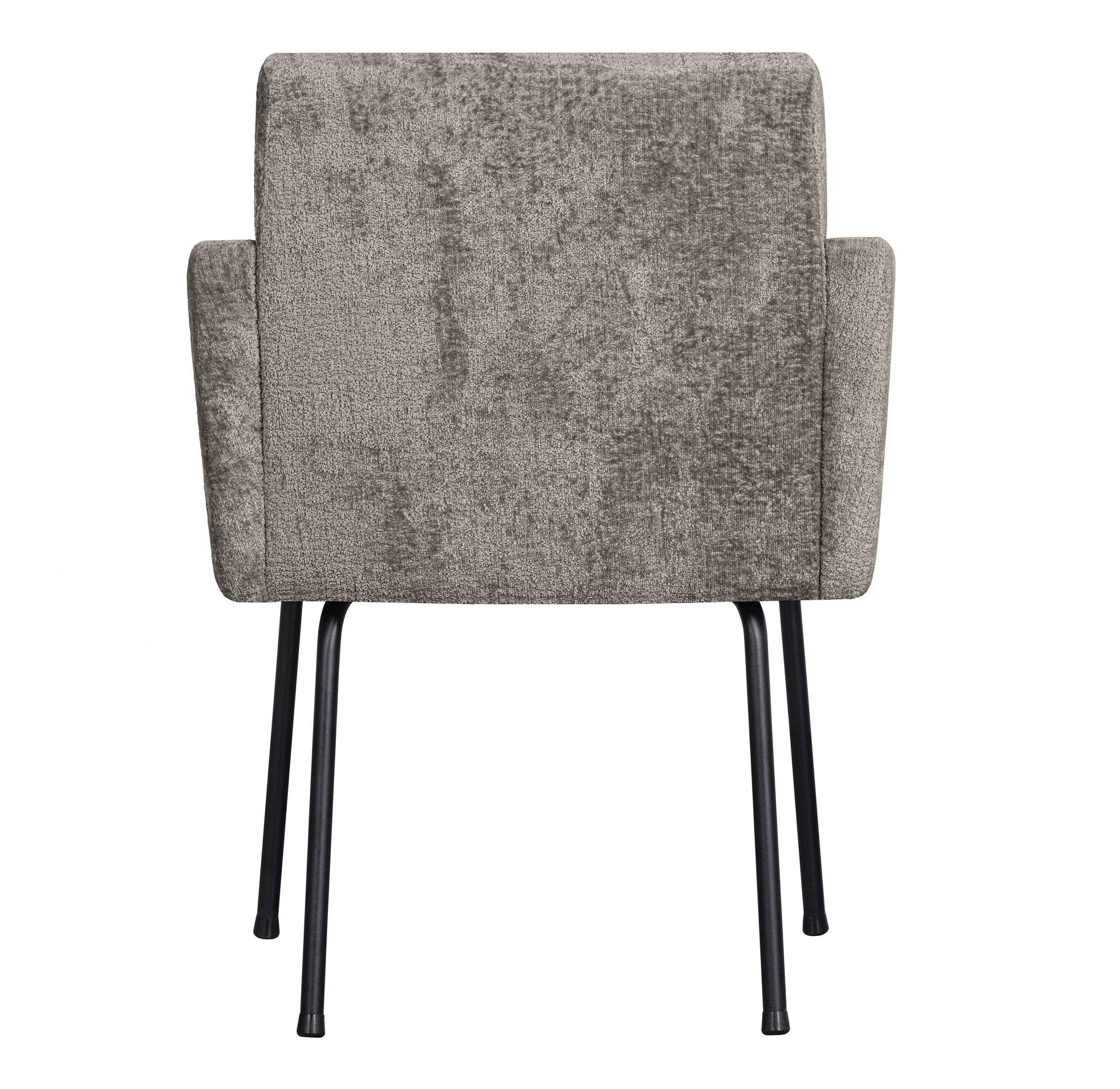 WOOOD Eetkamerstoel 'Mount' Chenille, kleur Taupe