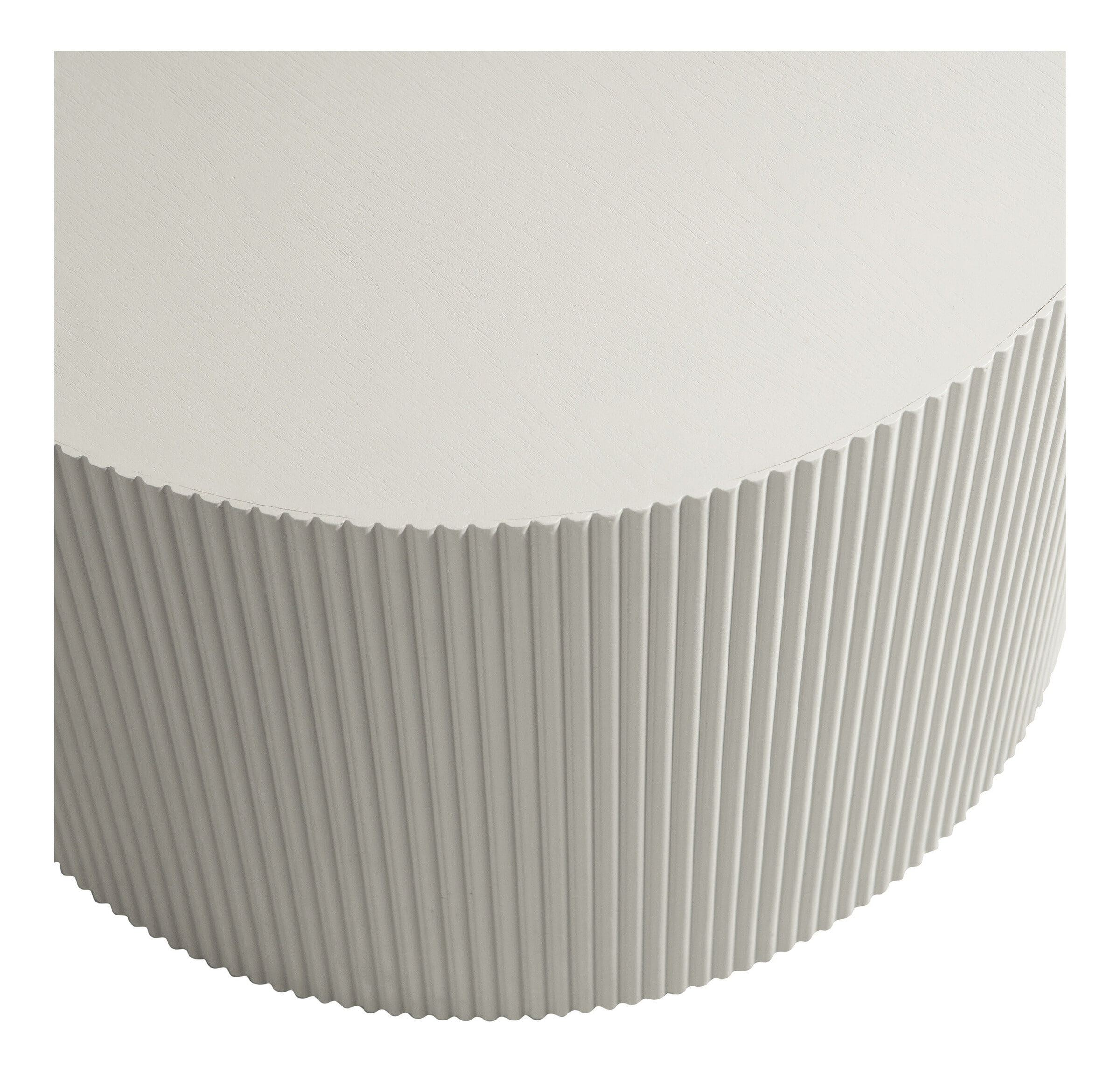 WOOOD Ronde Bijzettafel 'Sanne' 60cm, kleur Antique Beige