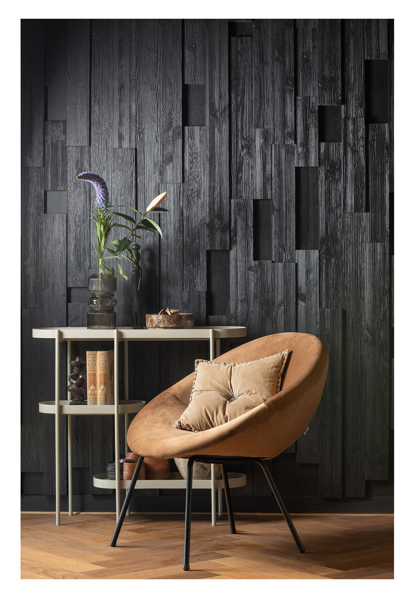 WOOOD Sidetable 'Noan' , kleur Antique Beige