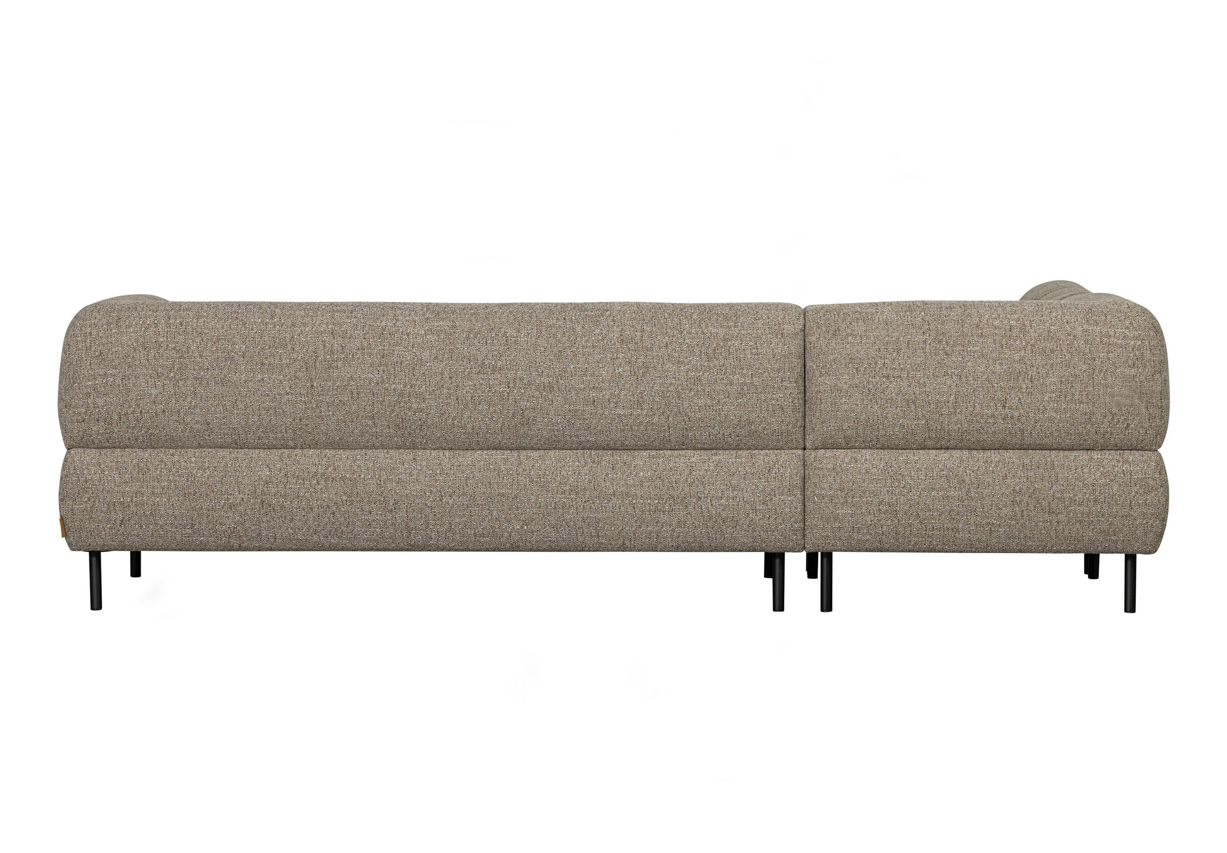 WOOOD Hoekbank 'Lloyd' Links, Woven, kleur Bruin Melange