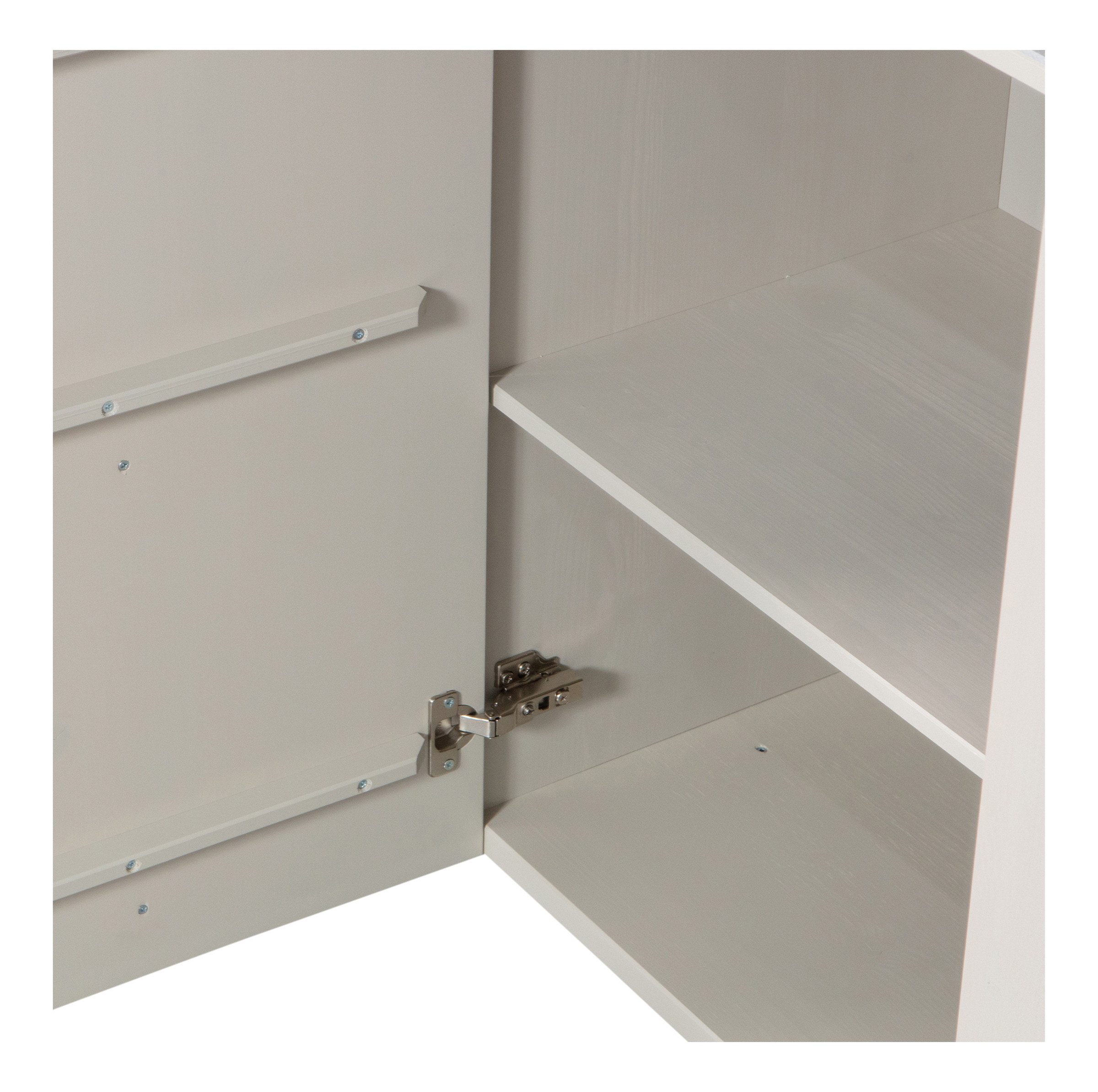 WOOOD Dressoir 'Basu' Grenen, 200cm, kleur Dust