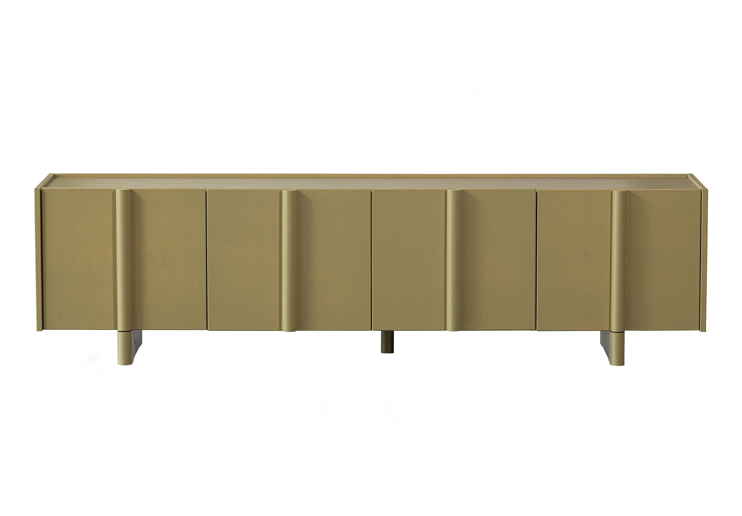 WOOOD TV-meubel 'Basu' Grenen, 200cm, kleur Moss