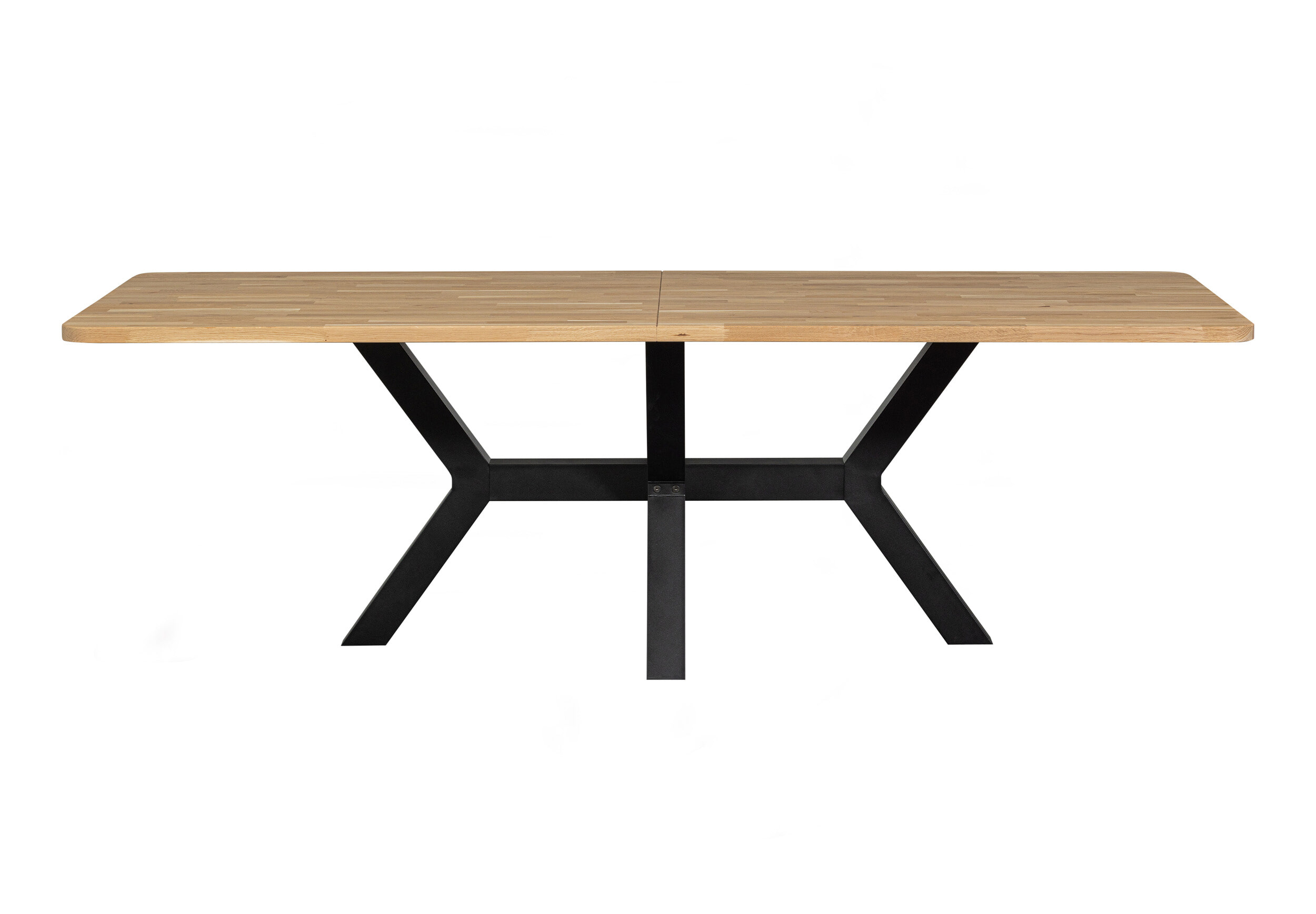 WOOOD Eettafel 'Combi-tablo' Eikenhout, 240 x 100cm, kleur Naturel