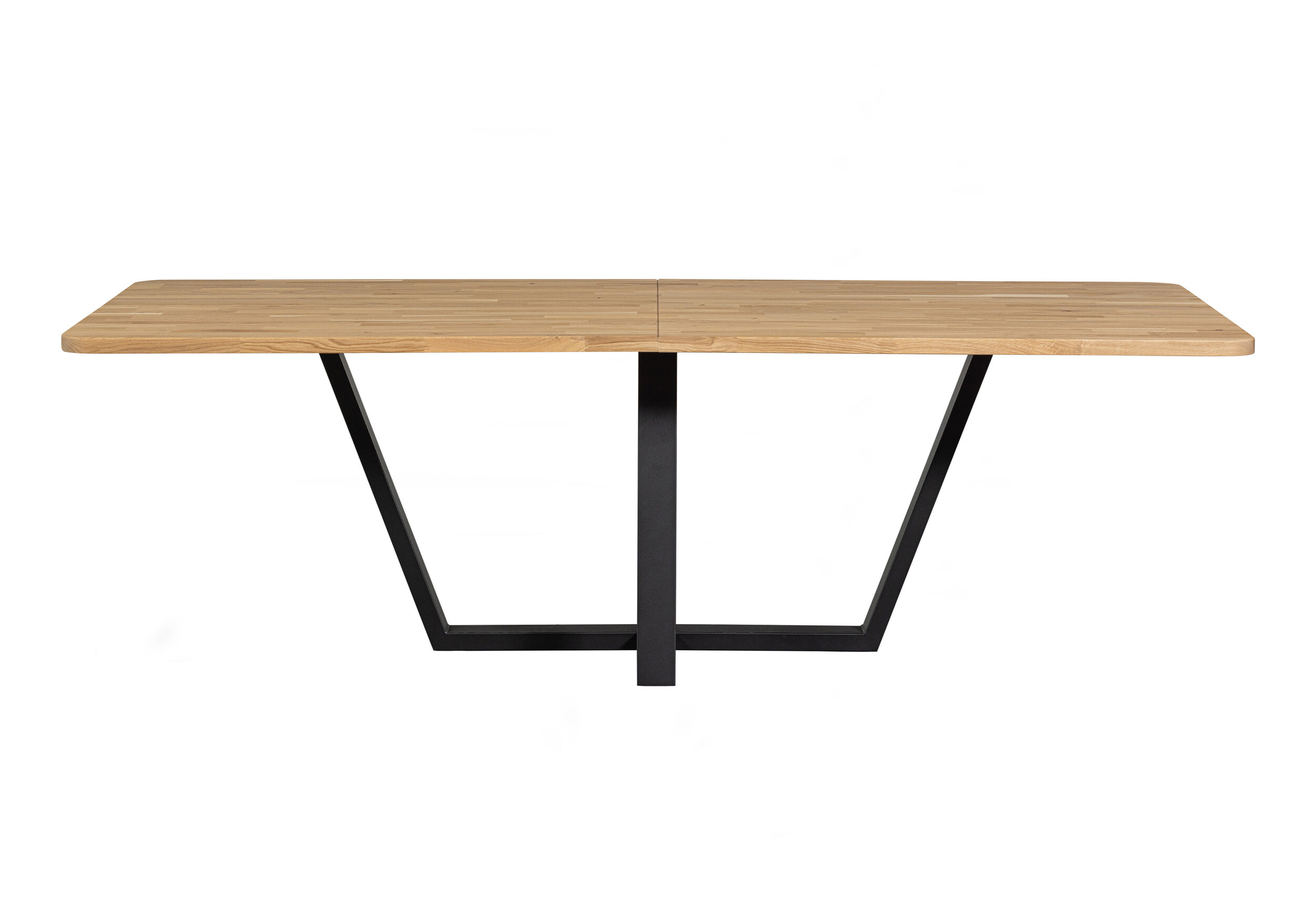 WOOOD Eettafel 'Tablo' Eikenhout, 240 x 100cm, kleur Naturel