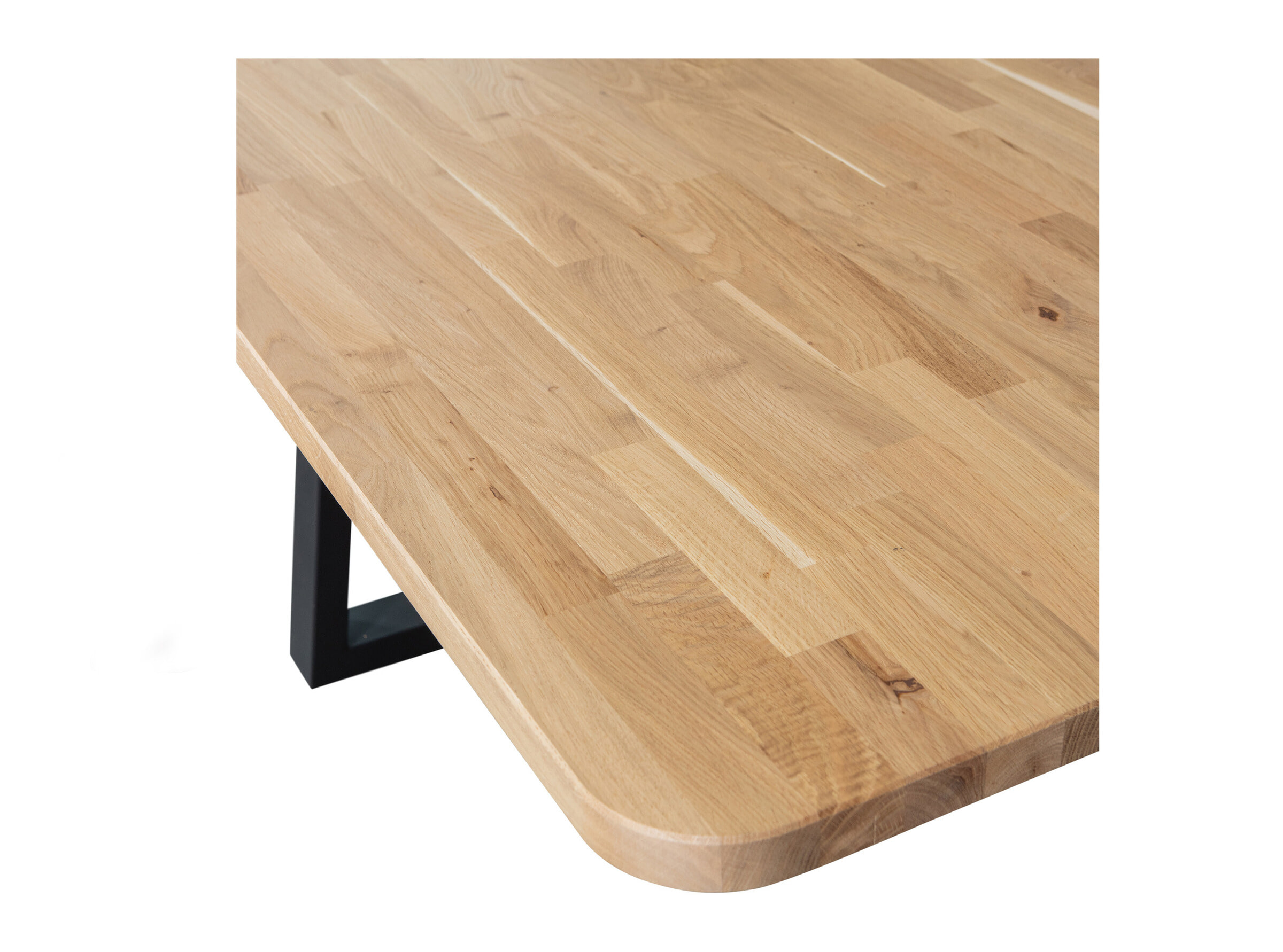 WOOOD Eettafel 'Tablo' Eikenhout, 240 x 100cm, kleur Naturel