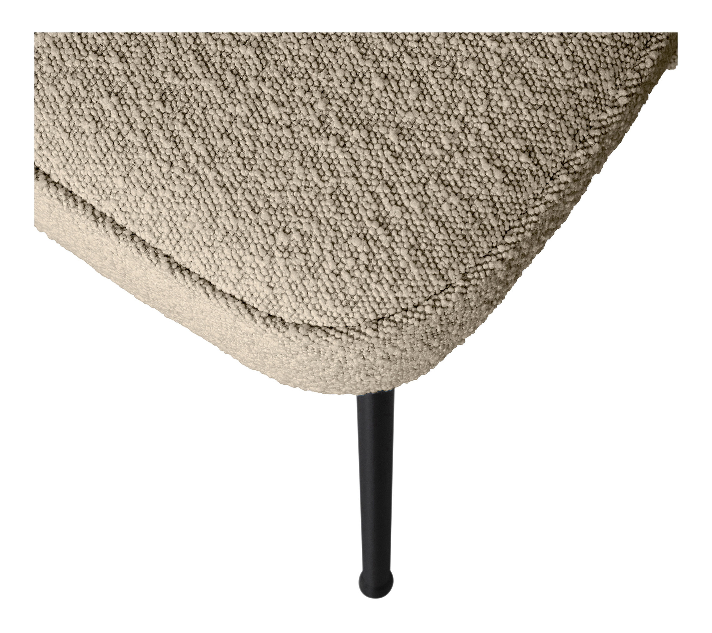 WOOOD Eetkamerstoel 'Vogue' Bouclé, kleur Beige