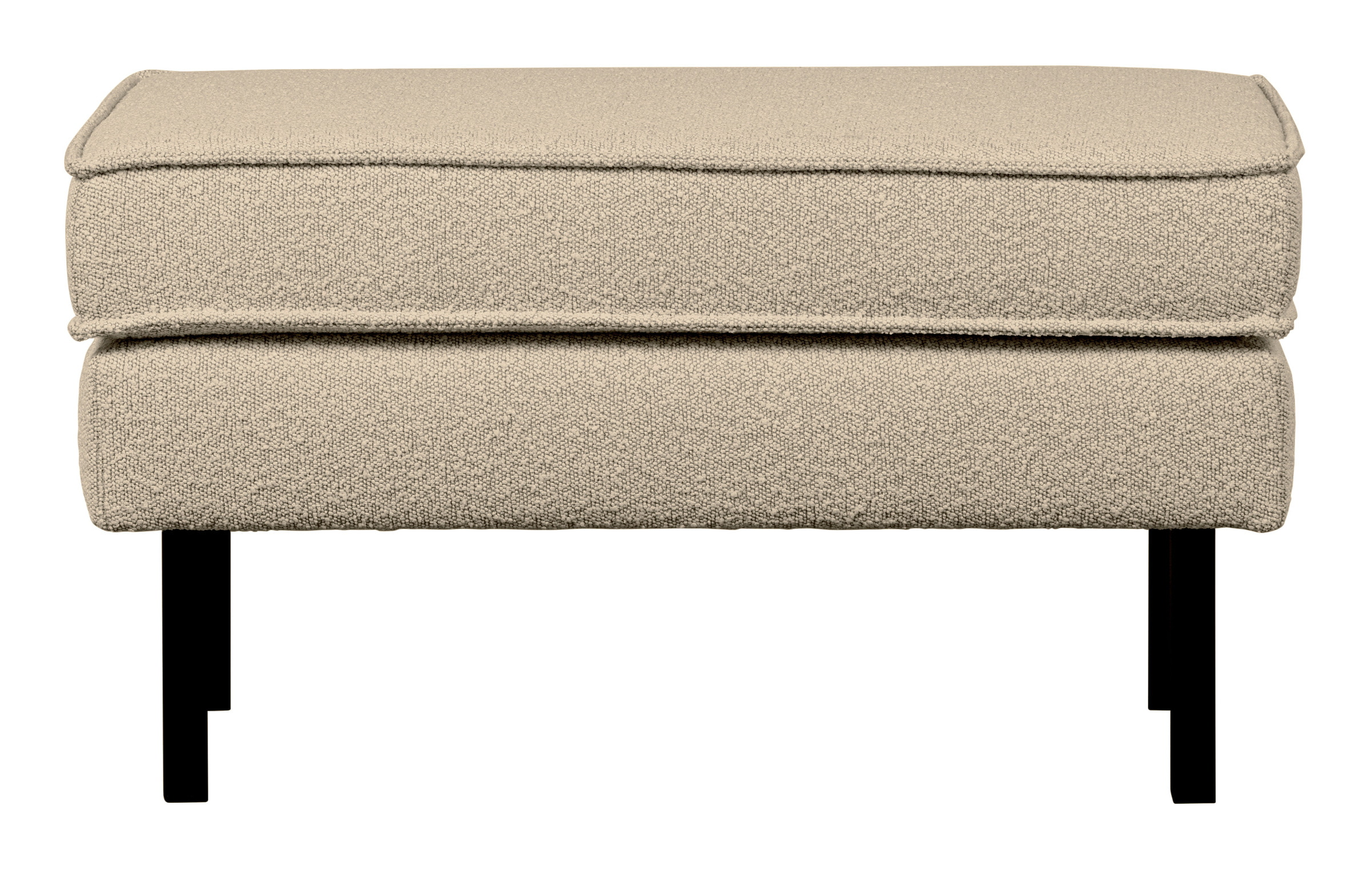 WOOOD Hocker 'Rodeo' Bouclé, kleur Beige