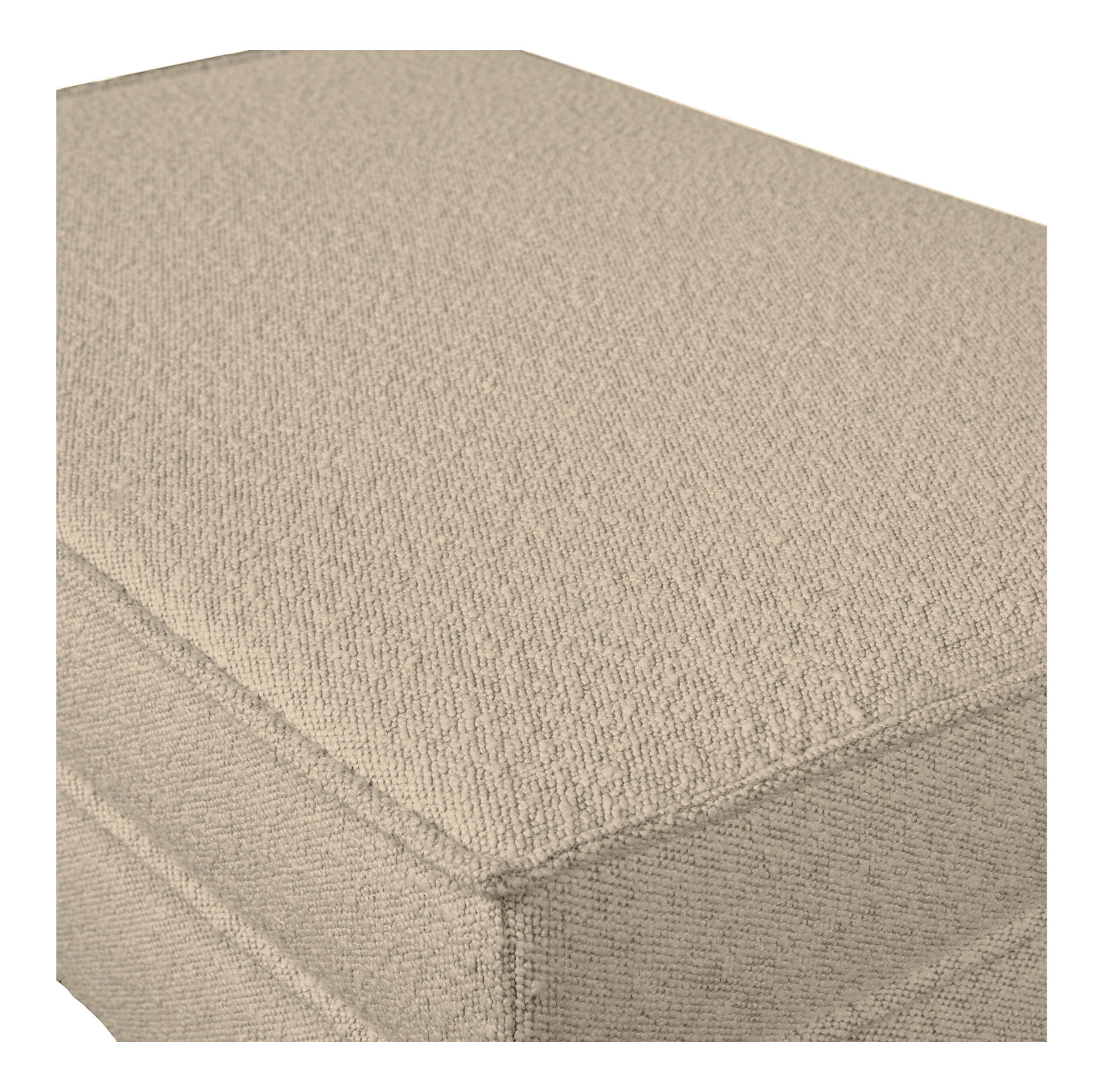 WOOOD Hocker 'Rodeo' Bouclé, kleur Beige
