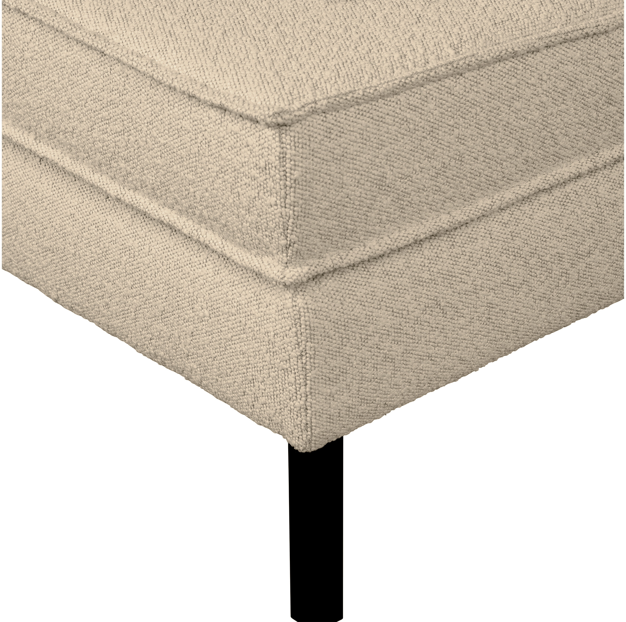 WOOOD Hocker 'Rodeo' Bouclé, kleur Beige